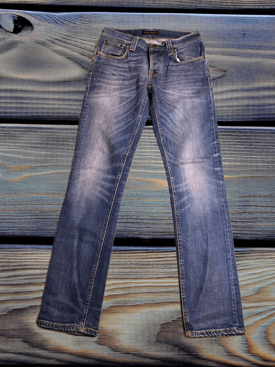 Nudie Jeans Neuw Mens Jeans Denim Straight Leg Wash Pockets Size US 28 / EU 44 - 1 Thumbnail