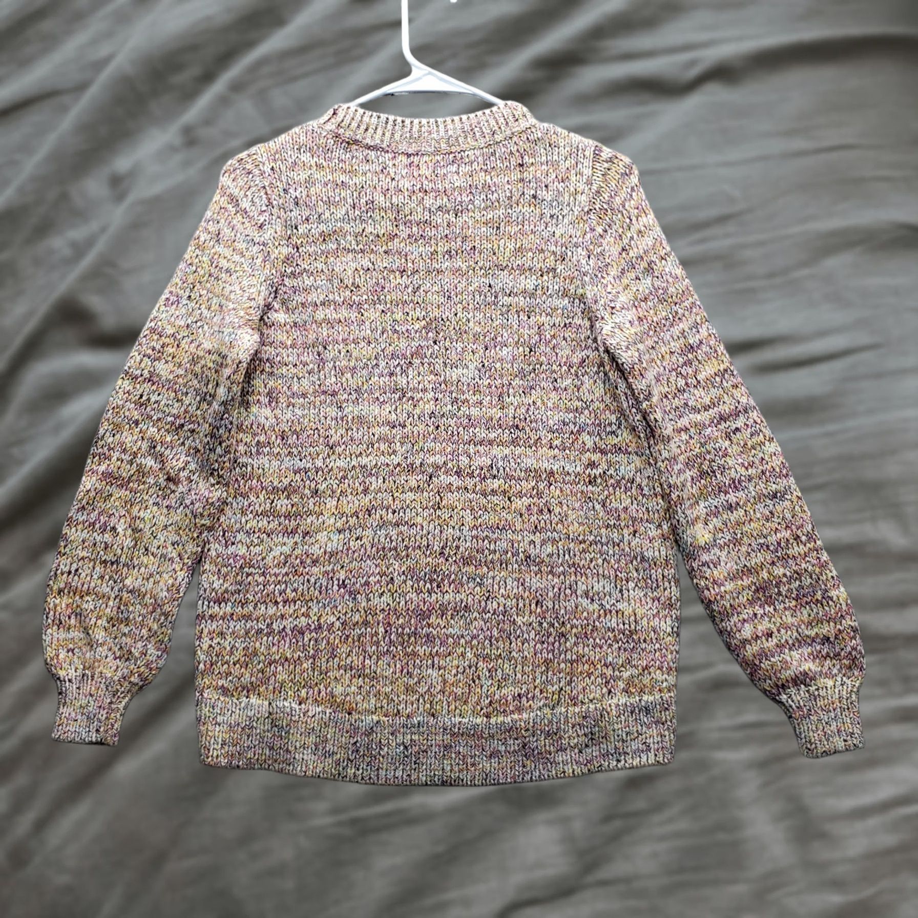Loft LOFT Womens Small Multicolor Twist Yarn Chunky Knit Crew Neck Pullover Sweater Size S / US 4 / IT 40 - 1 Thumbnail