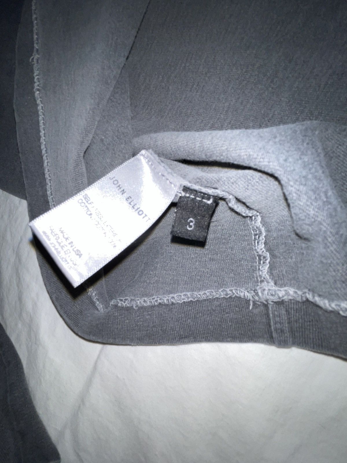 John Elliott John Elliott Long Sleeve Tee Size US L / EU 52-54 / 3 - 6 Thumbnail