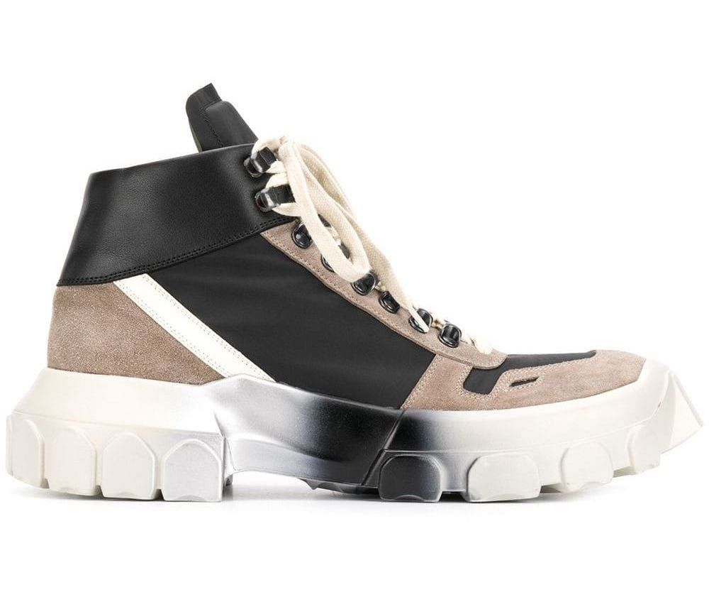 Rick Owens RICK OWENS LARRY LACE UP TRACTOR SNEAKERS Size US 7 / EU 40 - 3 Thumbnail