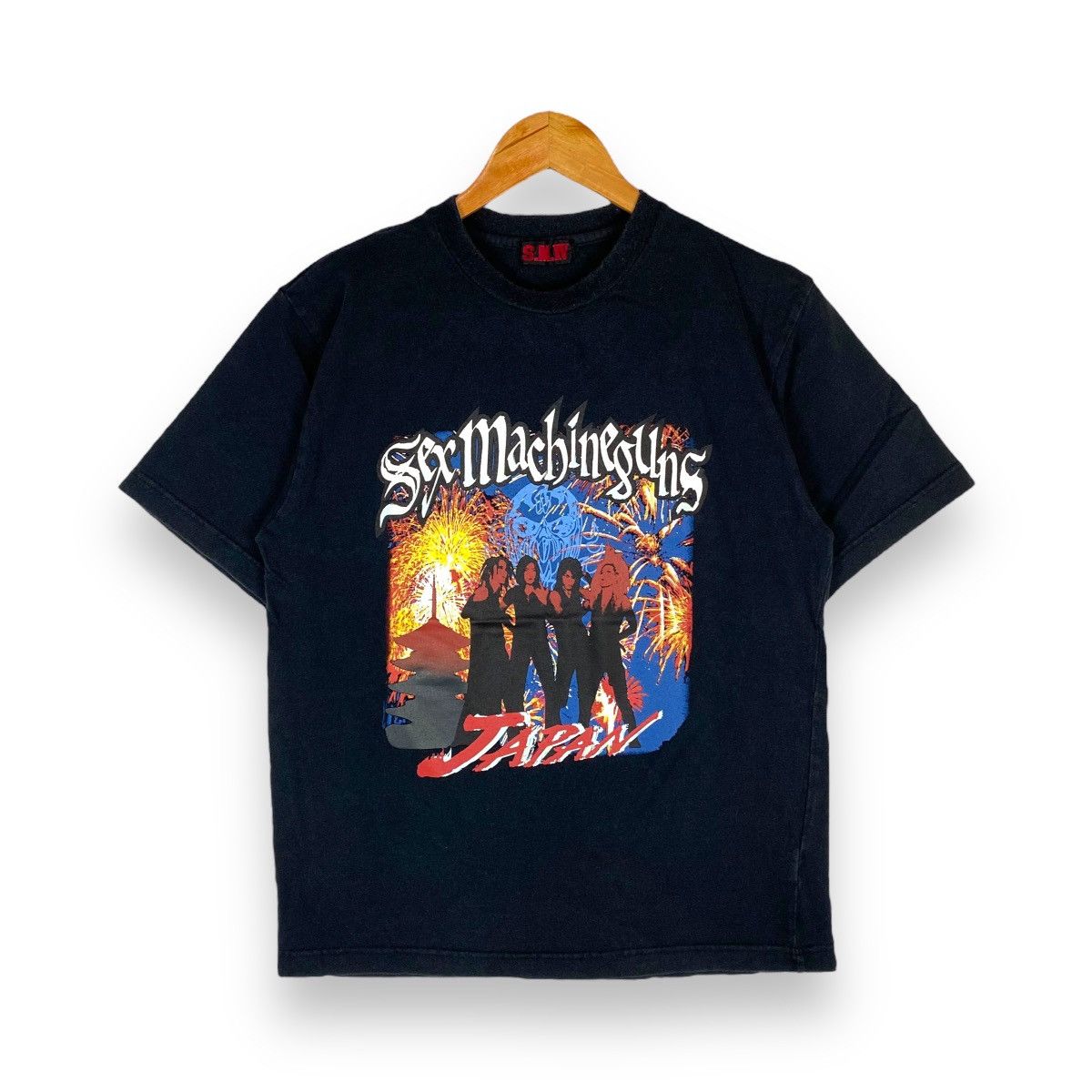 Band Tees × Vintage VINTAGE SEX MACHINEGUNS JAPANESE HEAVY METAL BAND TOUR TEE Size US M / EU 48-50 / 2 - 1 Thumbnail
