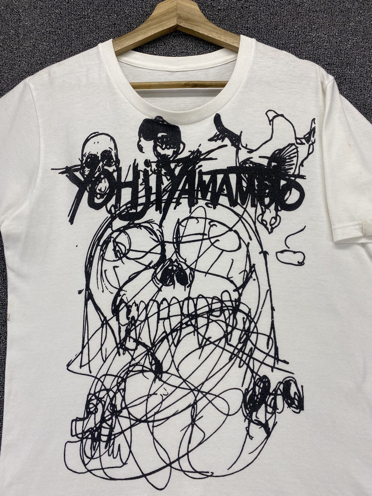 Yohji Yamamoto Vintage Yohji Yamamoto Punk Style Tee T Shirts Size US M / EU 48-50 / 2 - 5 Thumbnail