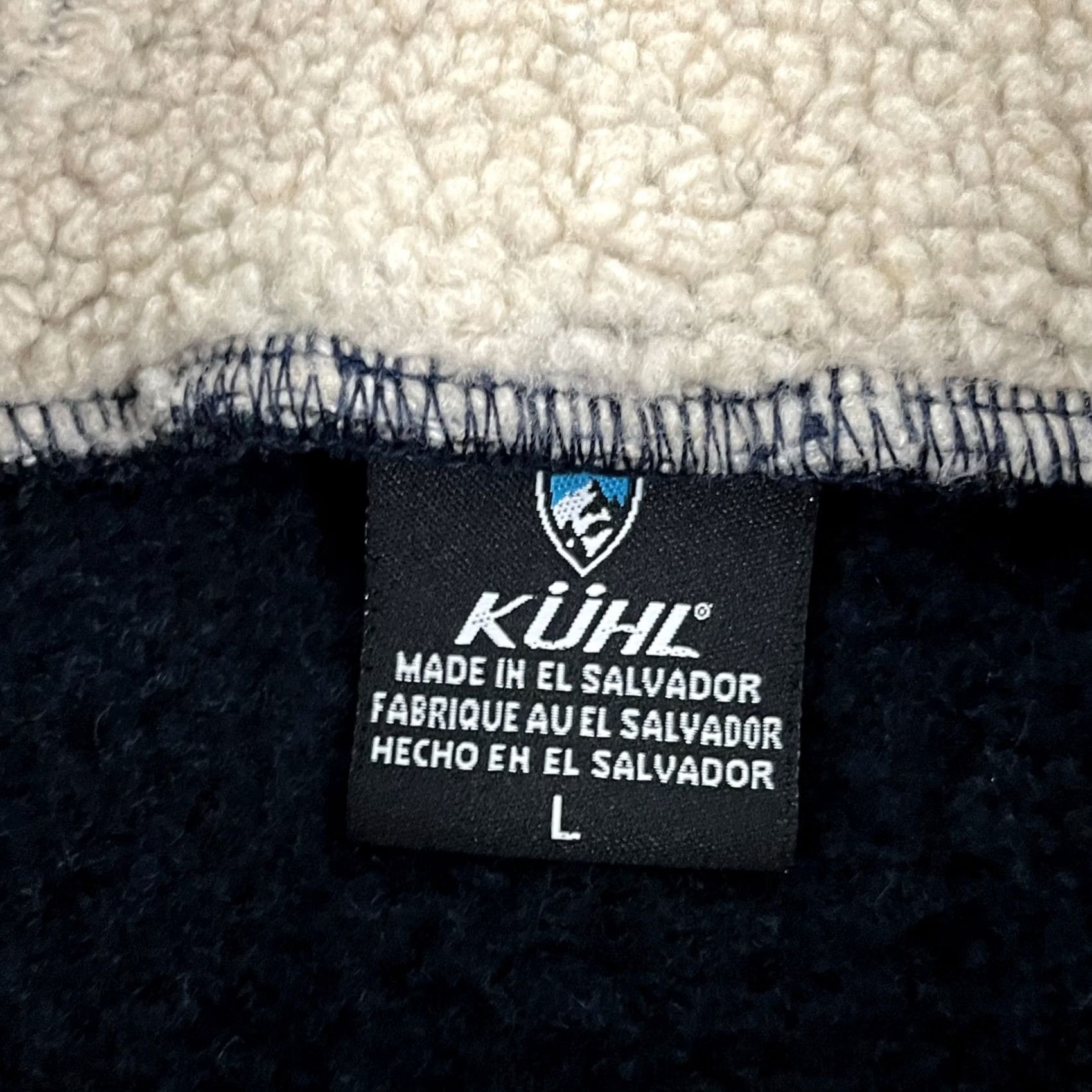 Vintage Kuhl Europa Sweater Mens L Blue Fleece Lined Hiking Outdoor Quarter Zip Pullover Size US L / EU 52-54 / 3 - 2 Thumbnail