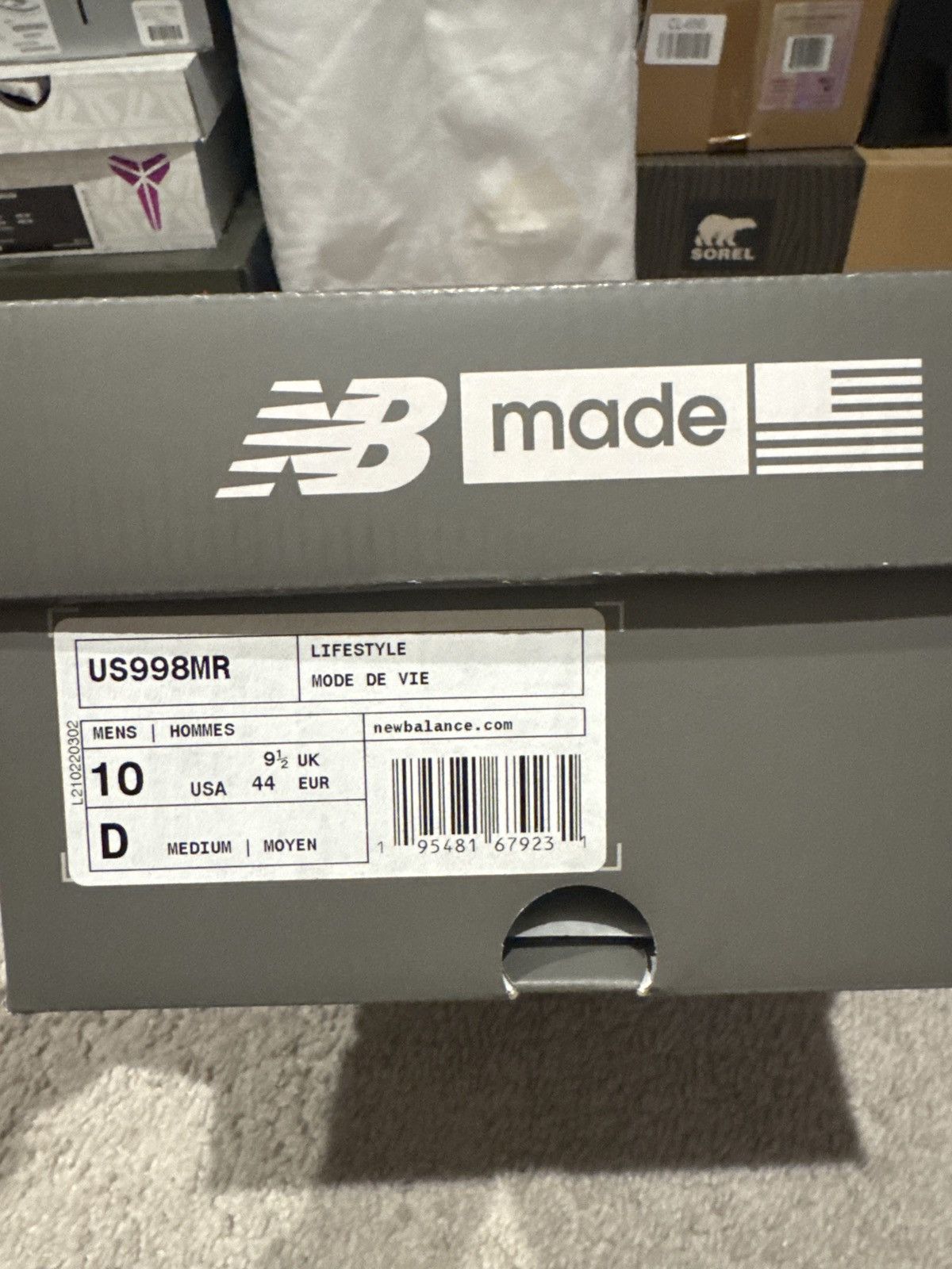 New Balance New Balance US998MR Size US 10 / EU 43 - 2 Thumbnail