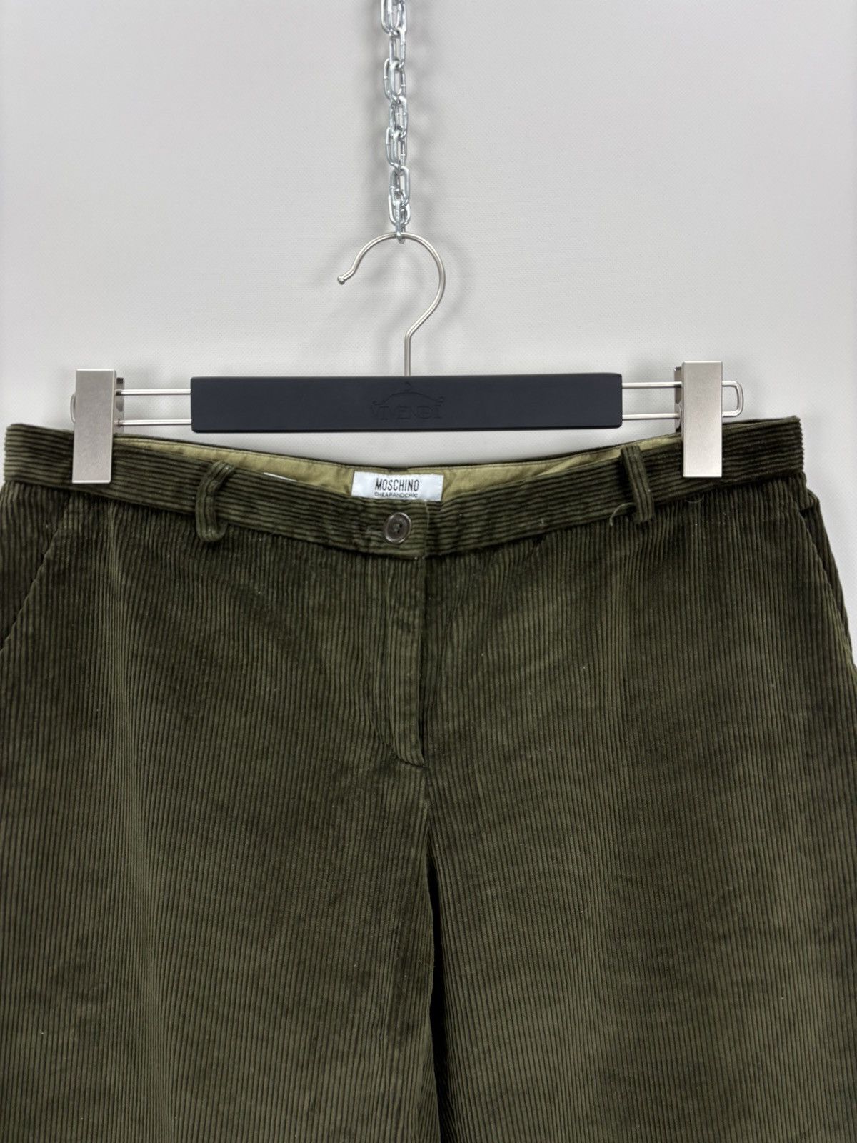 Designer × Moschino Womens corduroy pants Moschino Cheap and Chic Size 46 Size 32" / US 10 / IT 46 - 4 Thumbnail