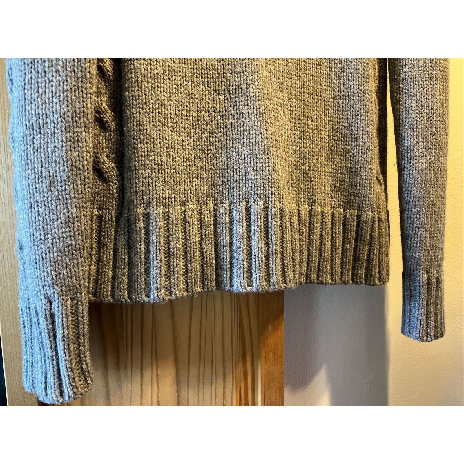 Other VTG Westbound Womens S Wool Blend Sweater Cable Knit Gray Size S / US 4 / IT 40 - 7 Thumbnail