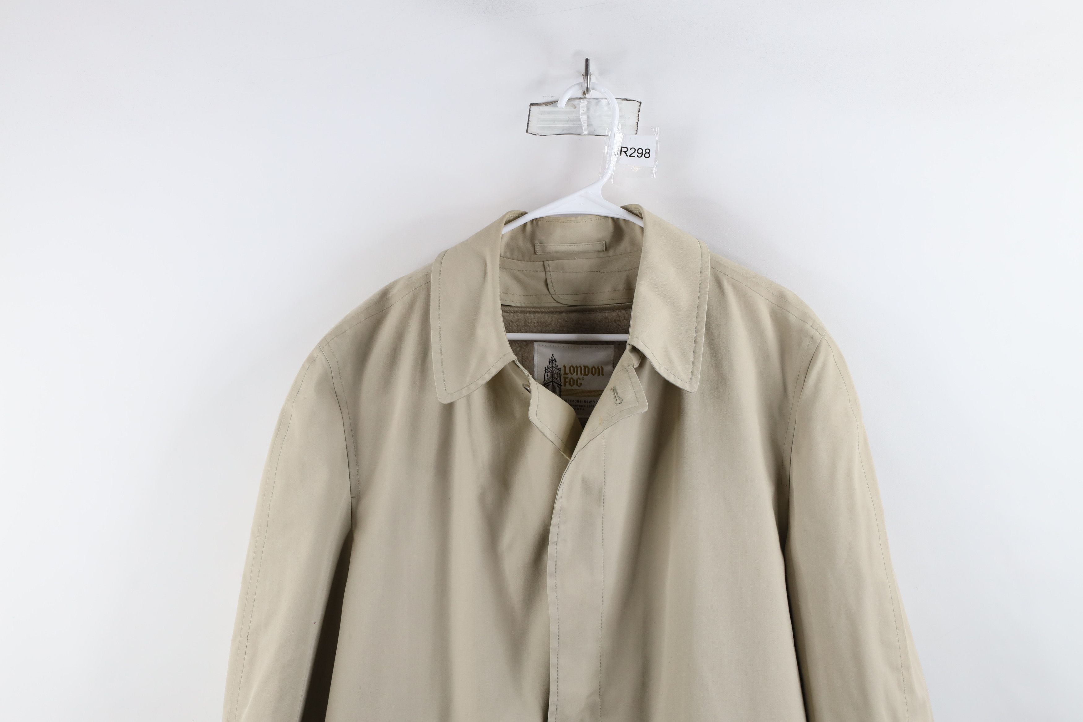 Vintage Vintage 70s Streetwear Button Trench Coat Rain Jacket USA Size US XL / EU 56 / 4 - 2 Thumbnail