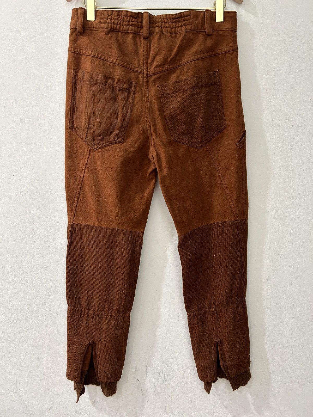 Haider Ackermann Layered Reconstructed Linen Pants Size US 28 / EU 44 - 4 Thumbnail