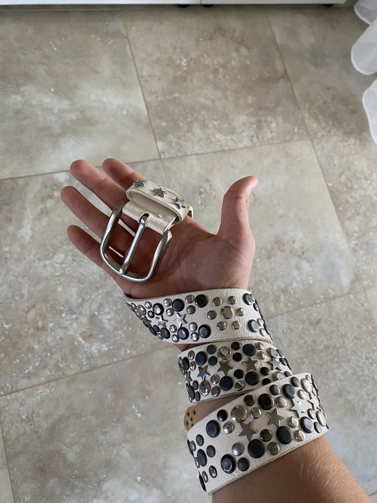 If Six Was Nine Vintage Star Belt Rhinestones Avant Garde Y2K Japanese Size ONE SIZE - 3 Thumbnail