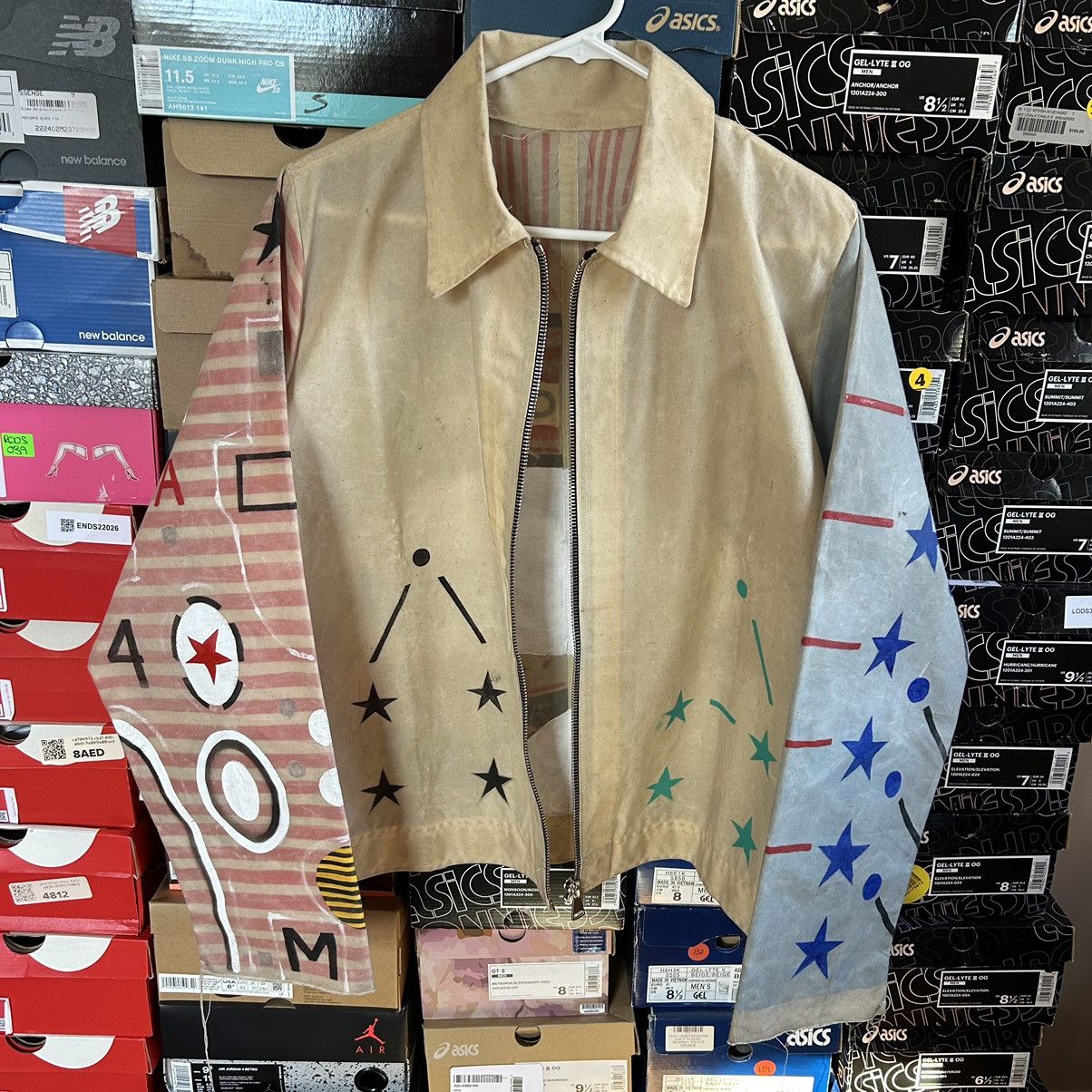 Handmade 1 of 1 MONOLiTH GORE HANDPAiNTED WAXED COTTON CANVAS JACKET Size US L / EU 52-54 / 3 - 24 Thumbnail