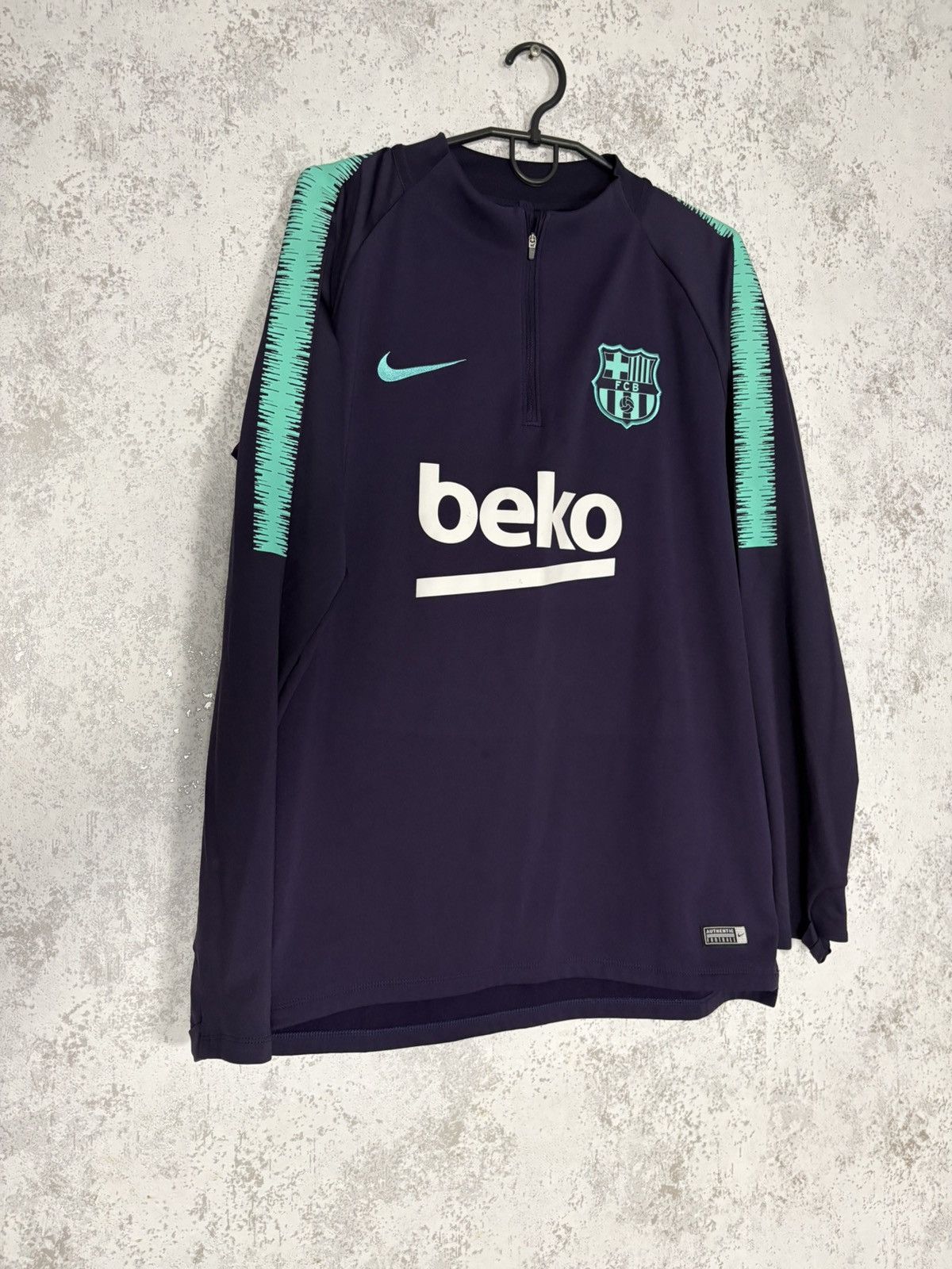Nike Nike FC Barcelona 2018/2019 Training Drill Top Beko Size L Size US L / EU 52-54 / 3 - 2 Thumbnail