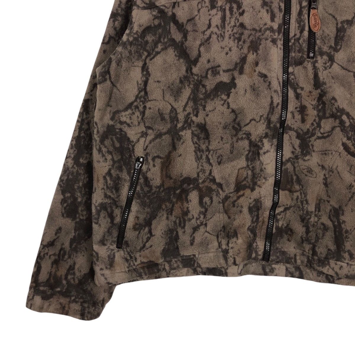 Japanese Brand 📌Vintage Zippet Fleece Jacket National Gear Hunting Design Size US M / EU 48-50 / 2 - 5 Thumbnail