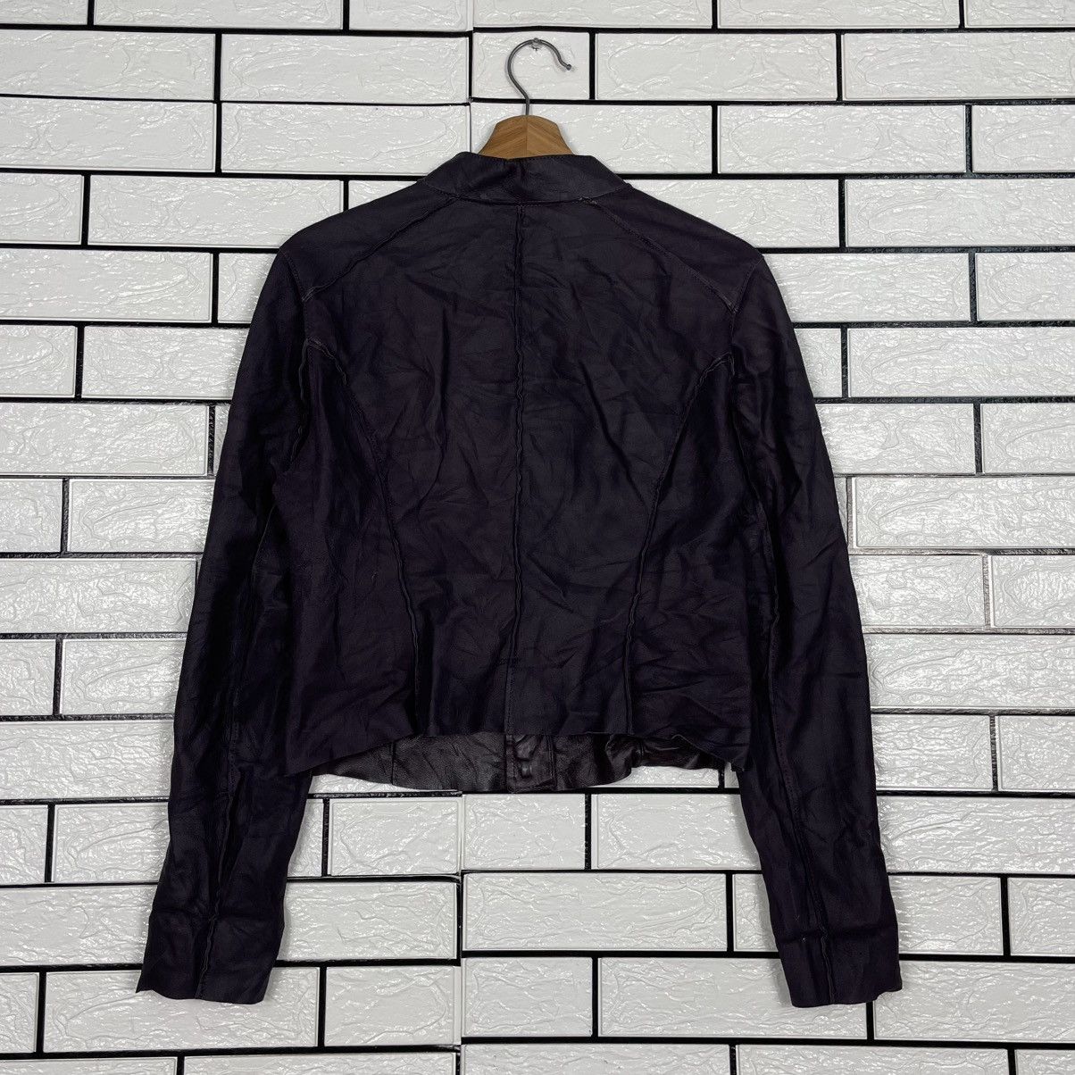Laurel Laurel Crop Leather Jacket Size XS / US 0-2 / IT 36-38 - 7 Thumbnail