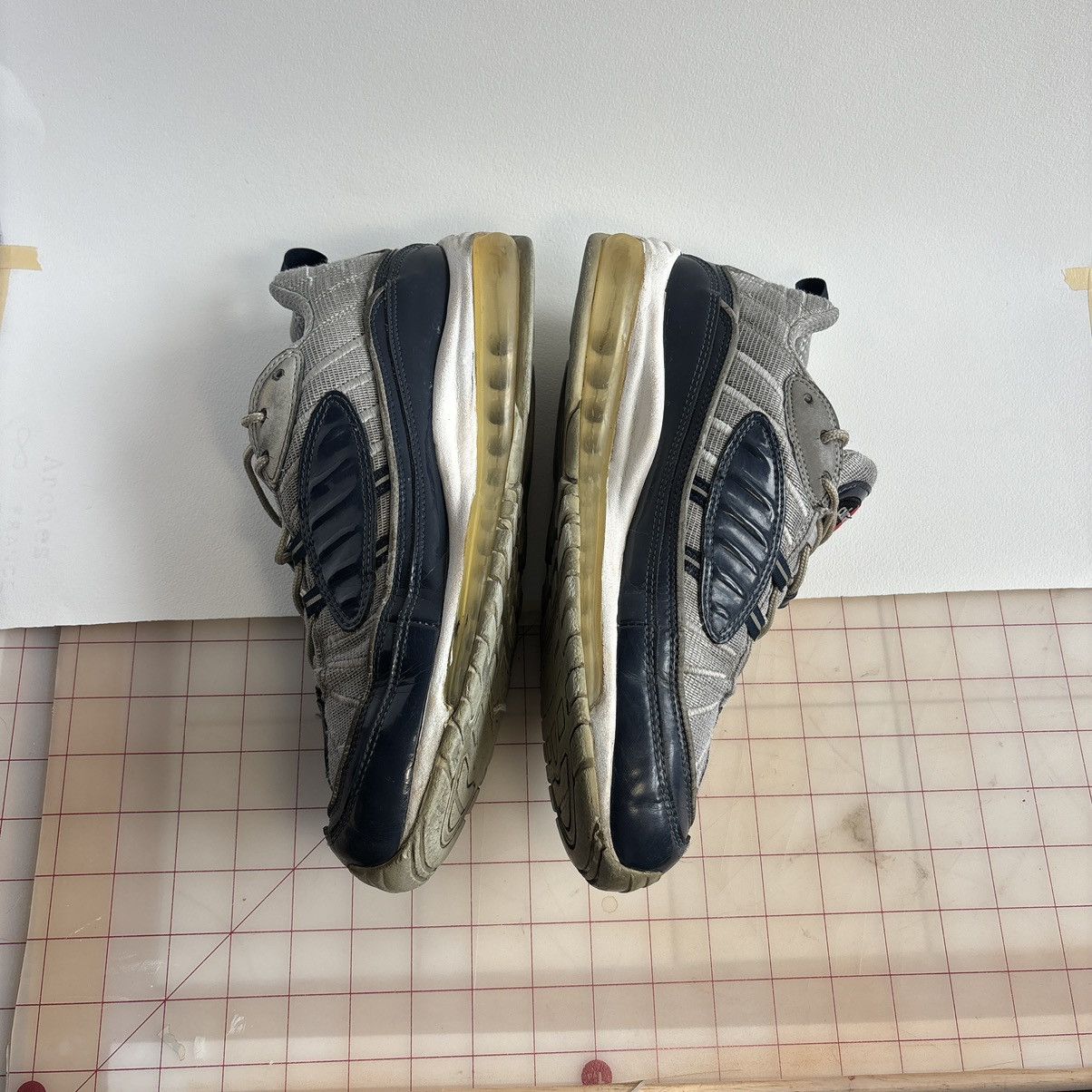 Nike × Supreme Nike x Supreme Air Max 98 - Obsidian/Grey Size US 10 / EU 43 - 6 Thumbnail