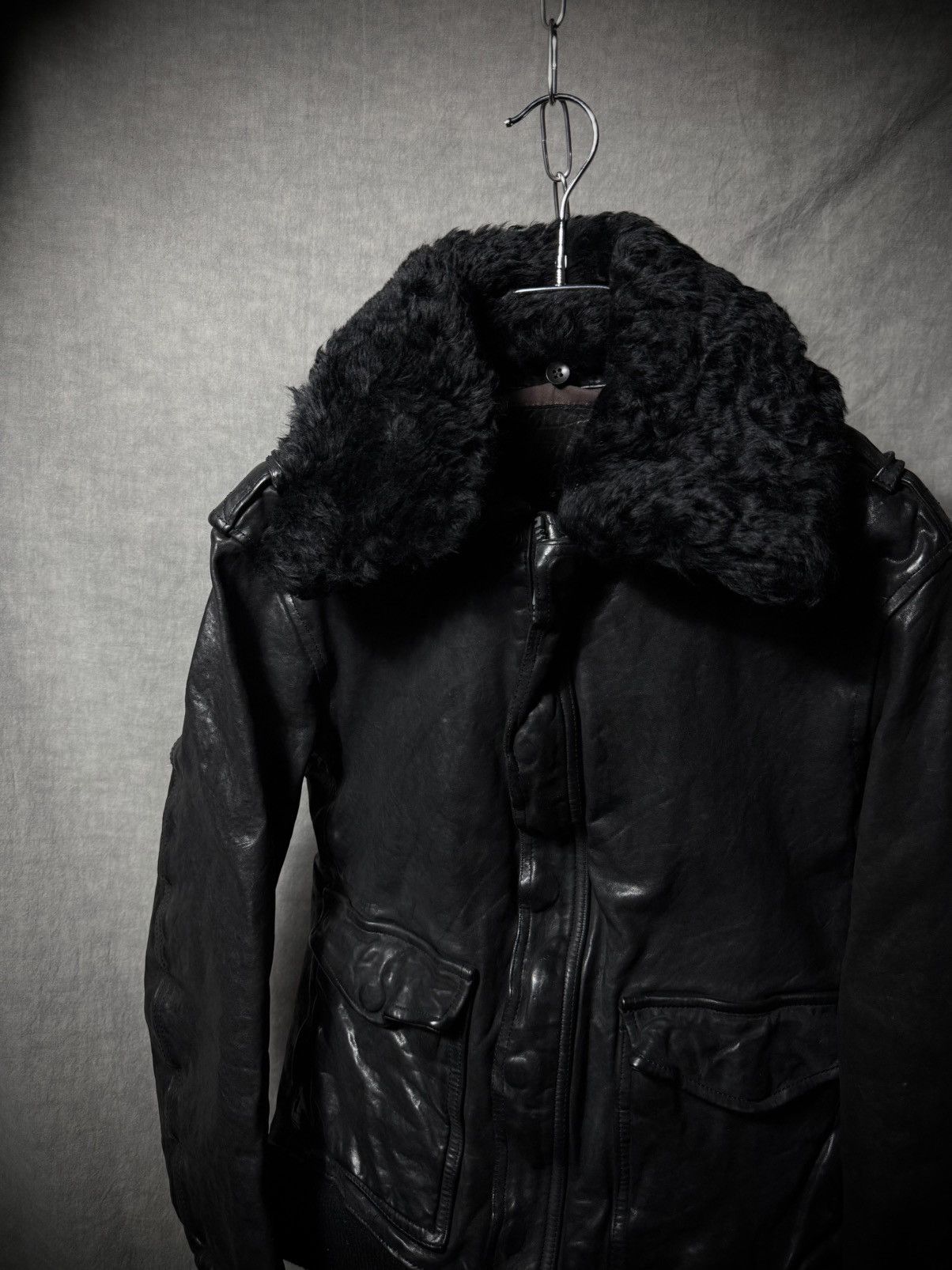 Isamu Katayama Backlash Isamu Katayama Backlash Fur Leather Jacket Size US M / EU 48-50 / 2 - 5 Thumbnail