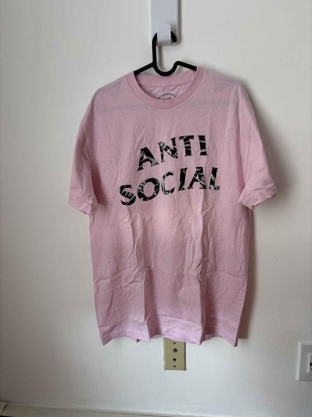 Anti Social Social Club ASSC Anti Social Social Club Pink T-Shirt Size US L / EU 52-54 / 3 - 1 Thumbnail