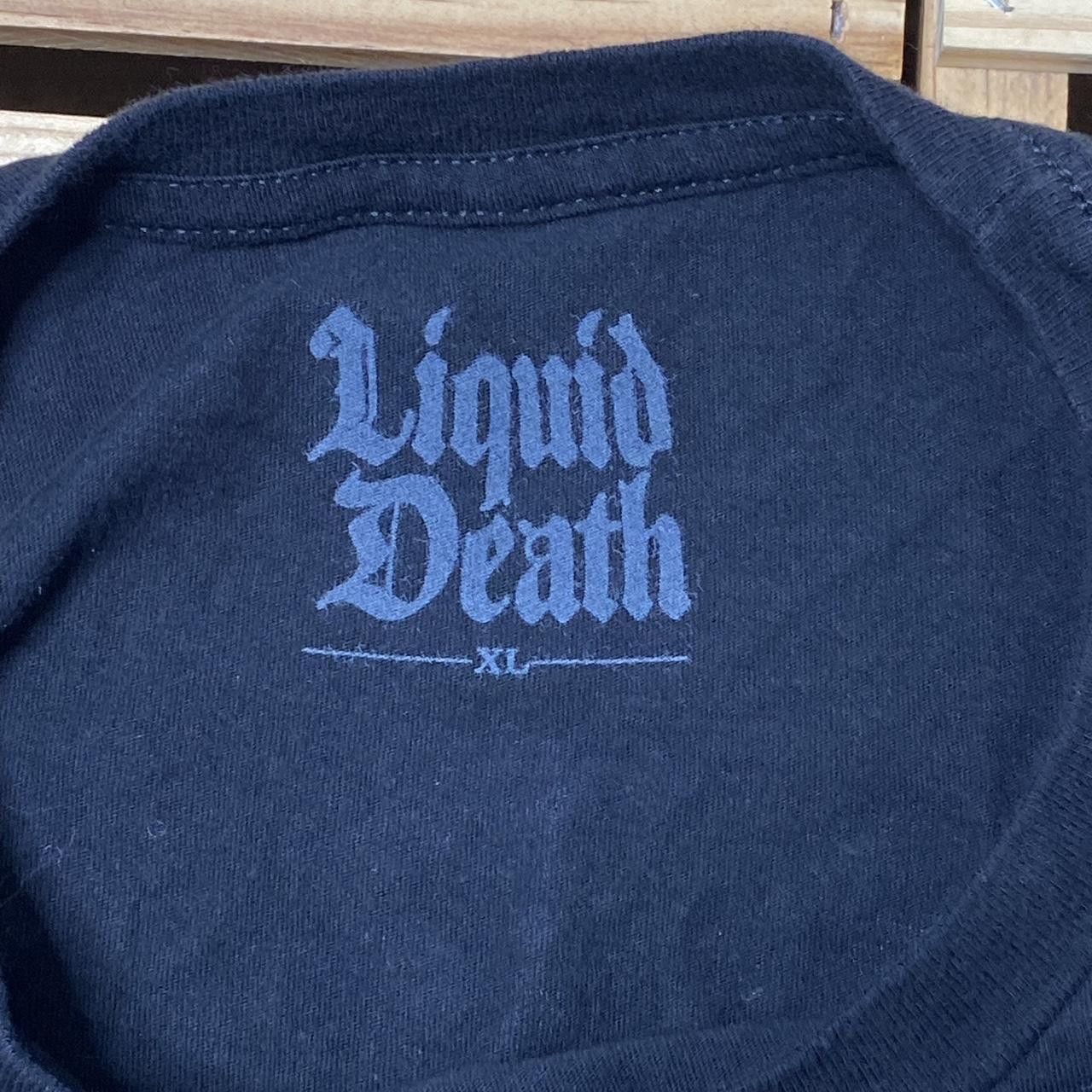 Other Liquid Death Black Rasta-Theme Drink Promo Tee Size XL Size US XL / EU 56 / 4 - 3 Thumbnail