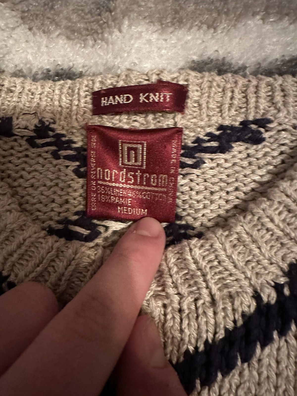 Nordstrom × Vintage Knitted Sweater Size US M / EU 48-50 / 2 - 2 Thumbnail