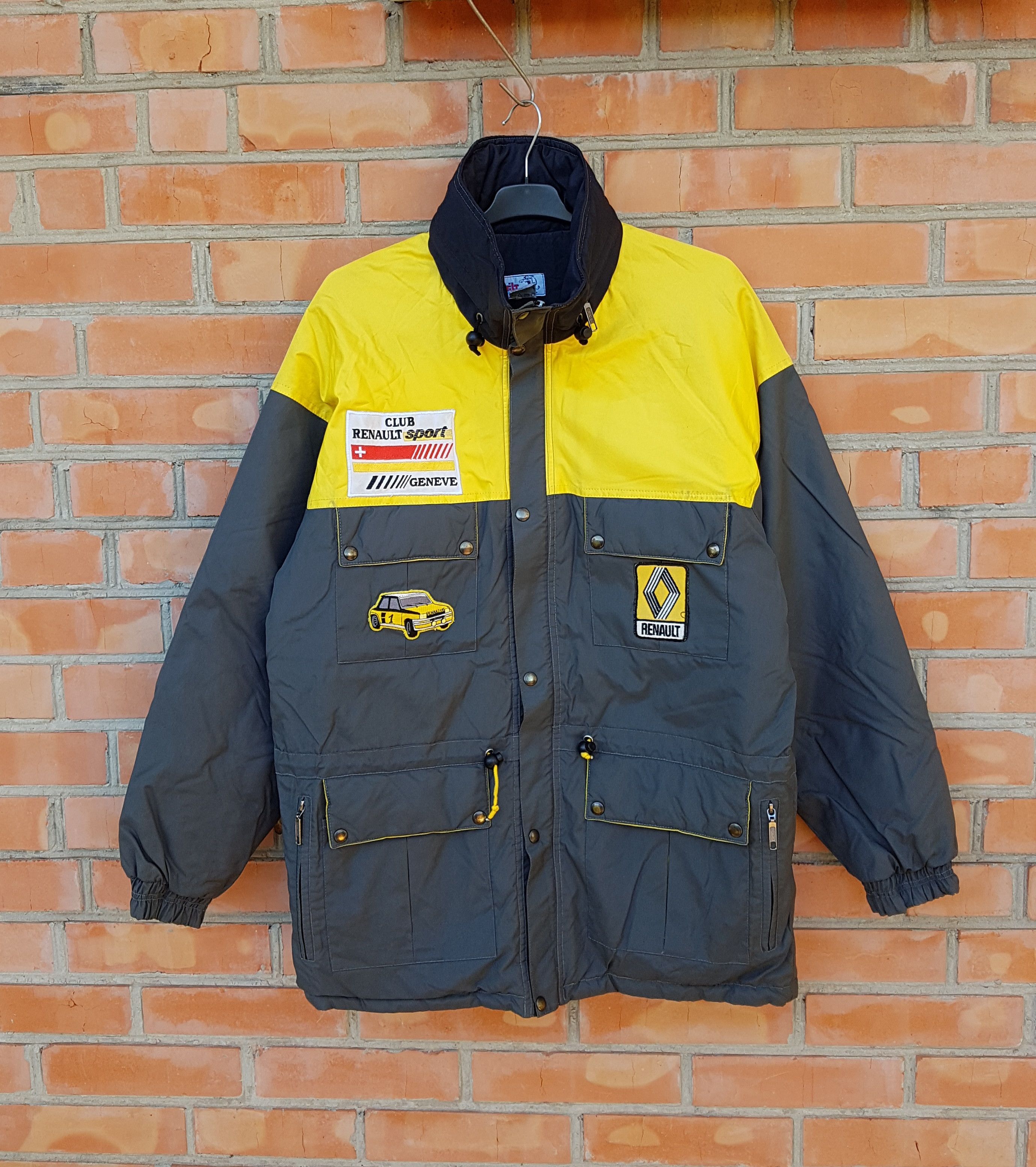 Rare Vintage Renault Sport Geneve Club Retro Jacket Tilt