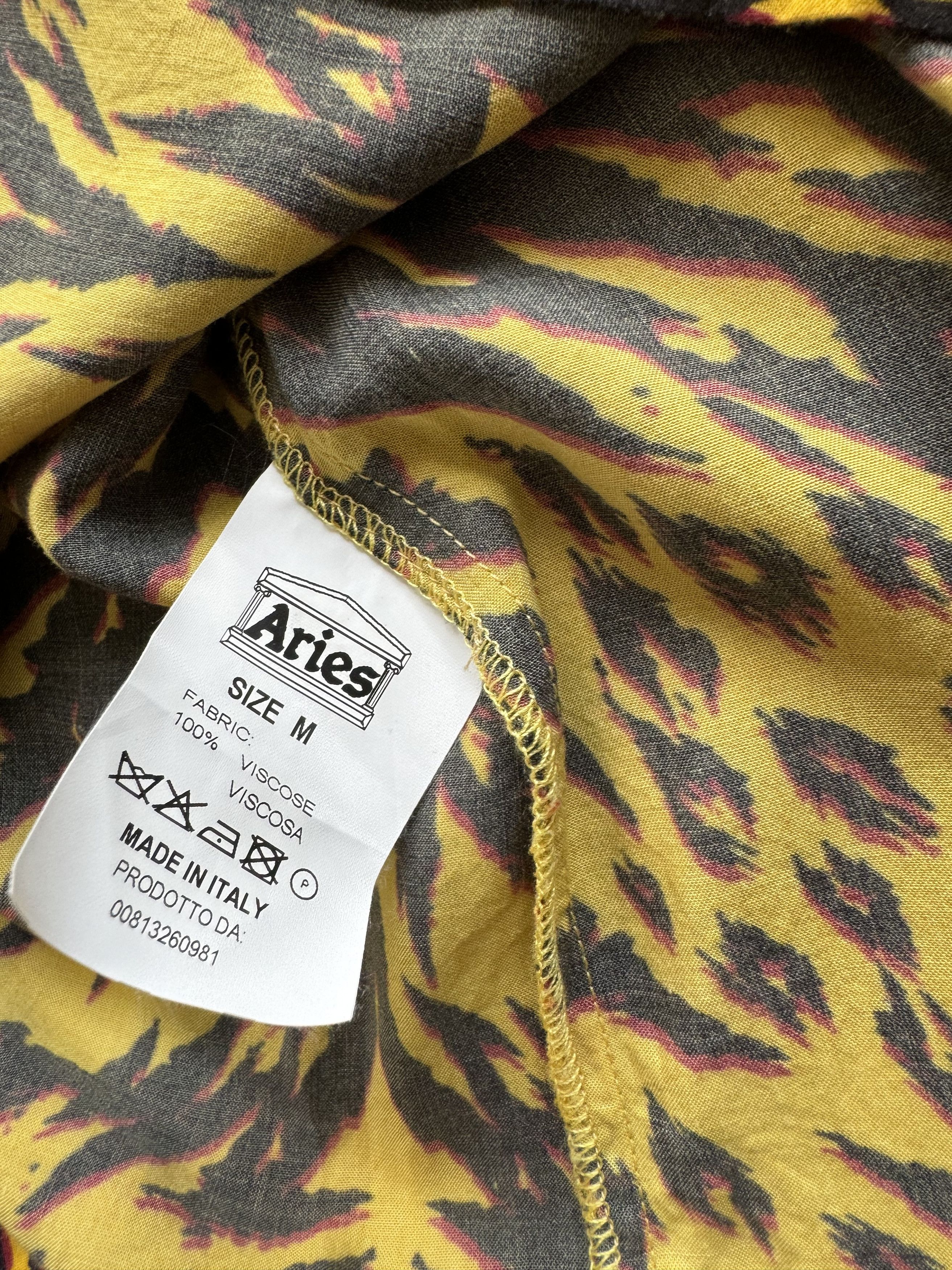 Aries Aries Camp Collar Leopard Print Abstract Festival Shirt Size US M / EU 48-50 / 2 - 4 Thumbnail