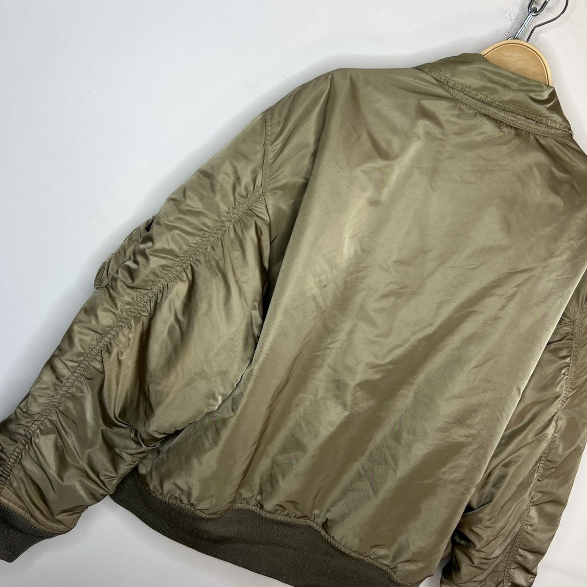 Alpha Industries Alpha Industries CWU 45 Rare Bomber Jacket Vintage Khaki Size US XL / EU 56 / 4 - 12 Thumbnail