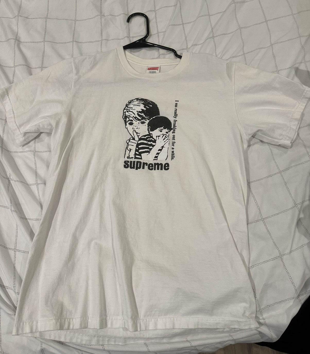 Supreme Supreme Freaking Out Tee Size US S / EU 44-46 / 1 - 1 Thumbnail