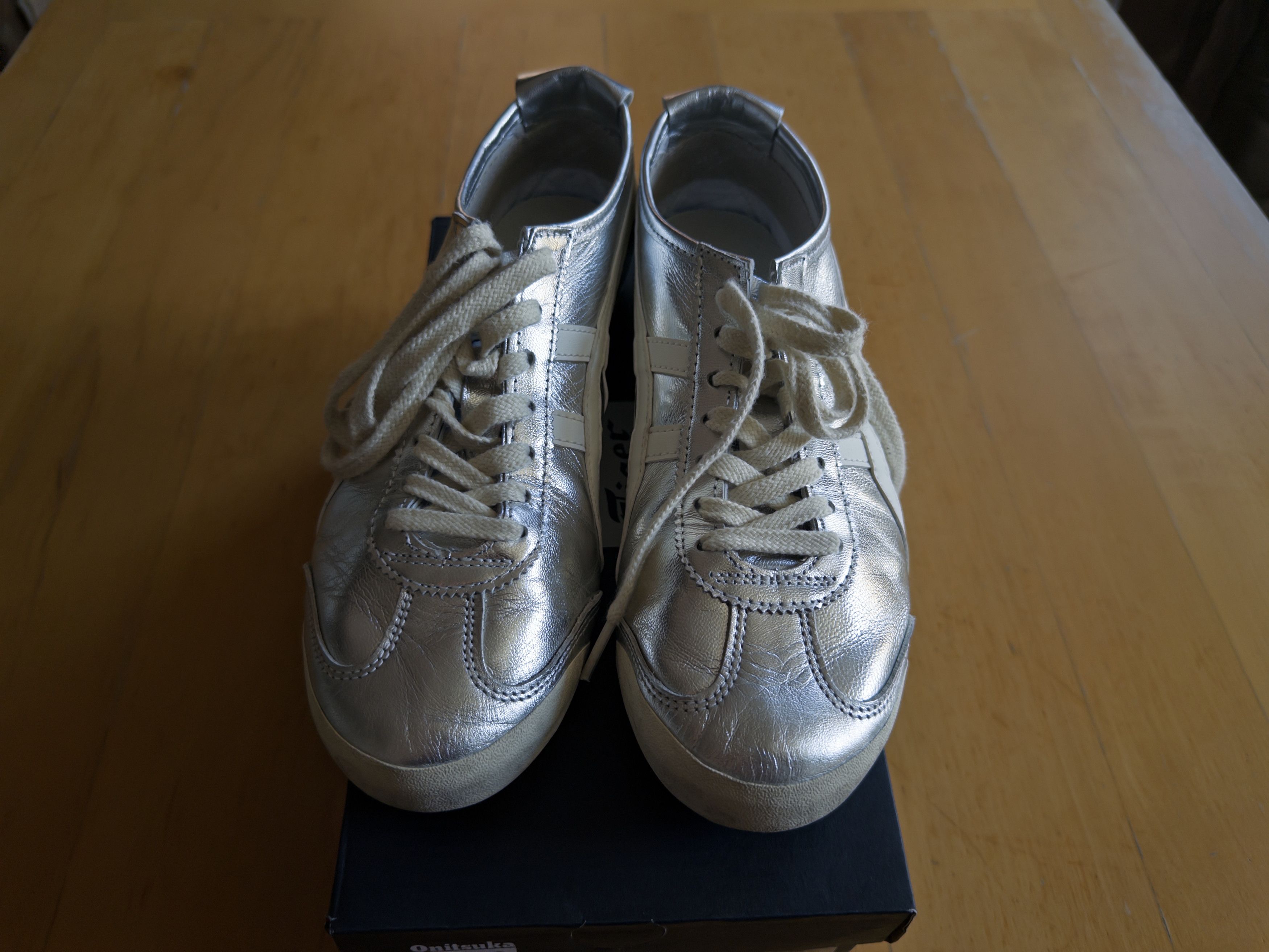 Onitsuka Tiger Mexico 66 - Silver/Off White Size US 9 / IT 39 - 3 Thumbnail