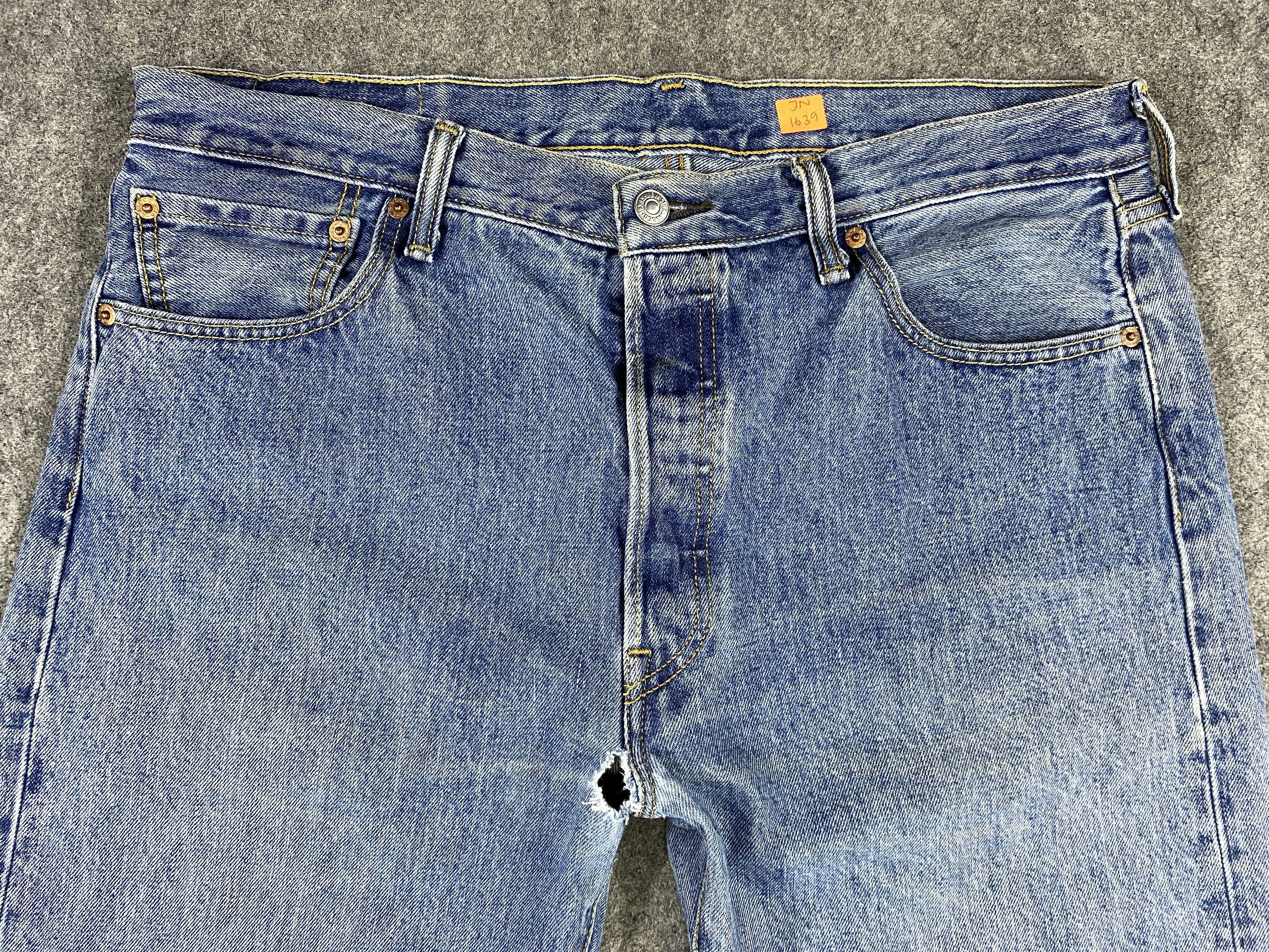 Levi's Blue Vintage Levi's 501 Jeans 36x34 Denim -JN1639 Size US 36 / EU 52 - 3 Thumbnail