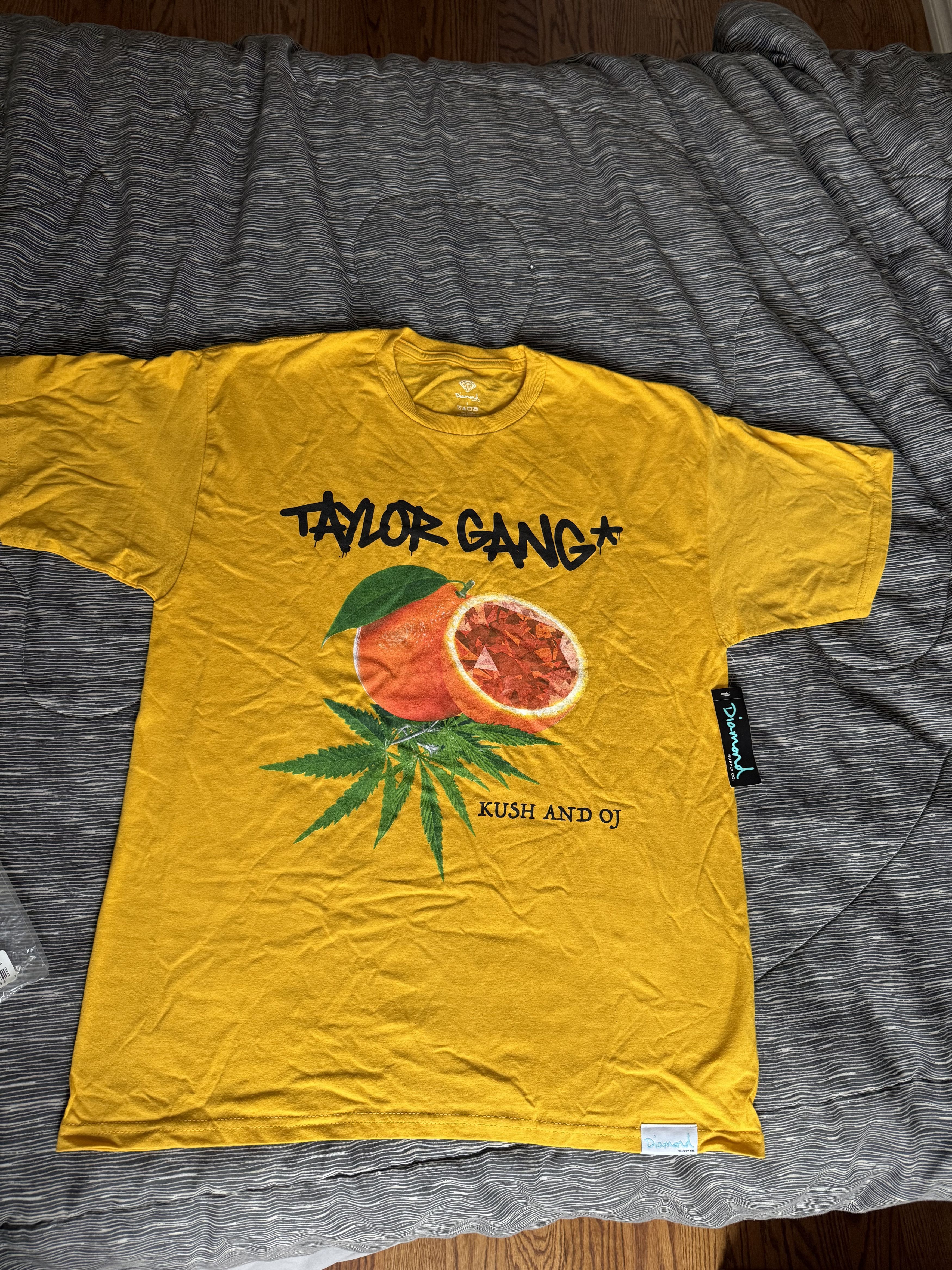 Diamond Supply Co. Diamond Supply x Taylor Gang Kush & OJ Tee Wiz Khalifa Era Size US L / EU 52-54 / 3 - 1 Thumbnail