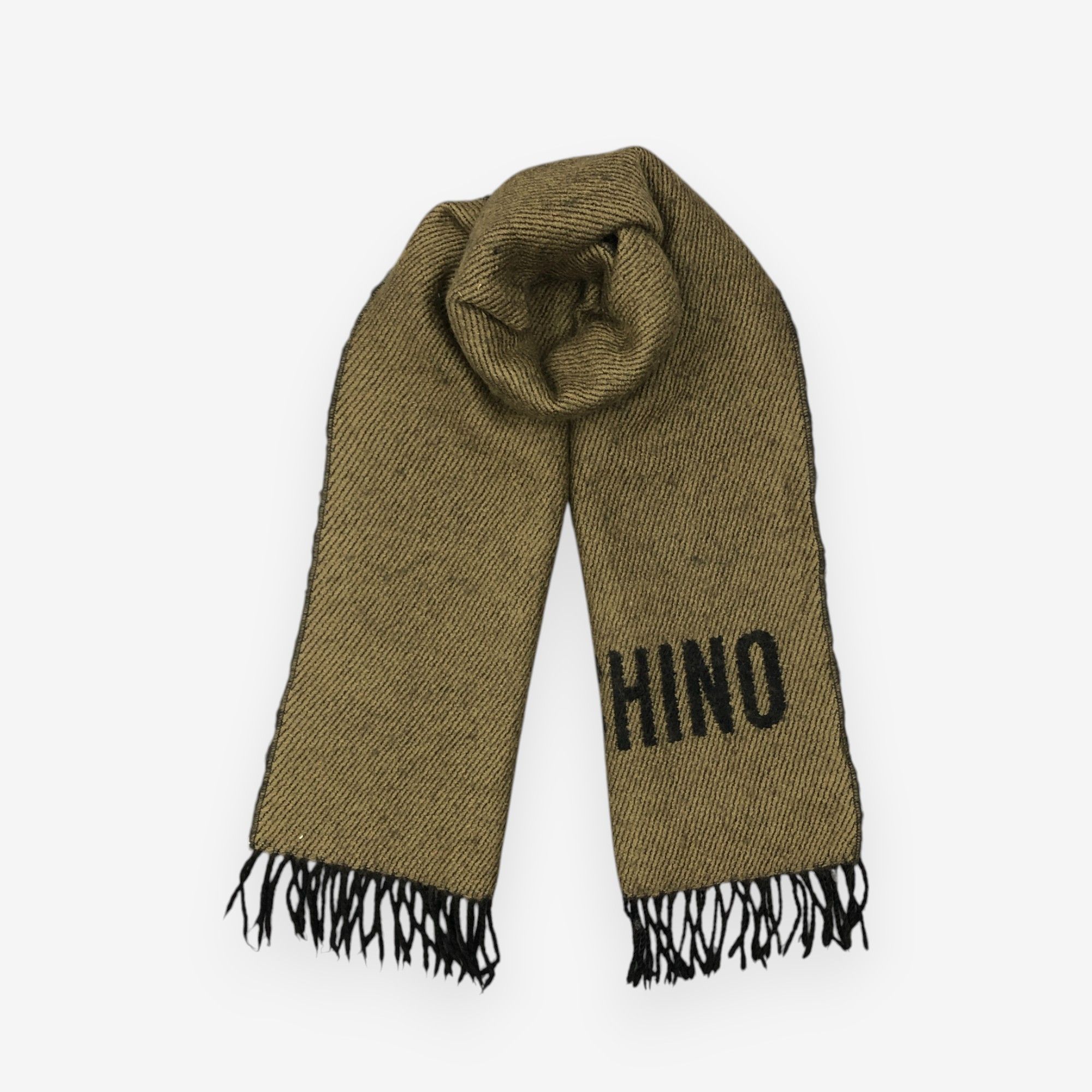 Japanese Brand Vintage Moschino Scarf Muffler Wool Winter Fringe Scarves Size ONE SIZE - 1 Thumbnail