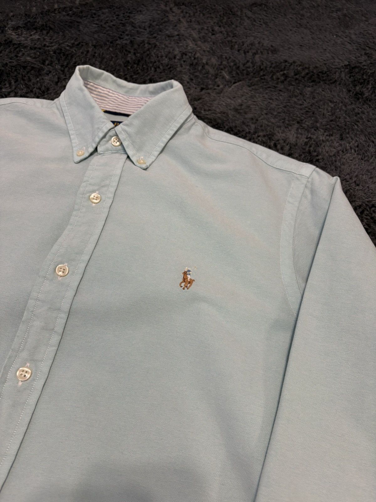 Polo Ralph Lauren Polo Ralph Lauren Basic Mint Green Classic Shirt Size US M / EU 48-50 / 2 - 4 Thumbnail