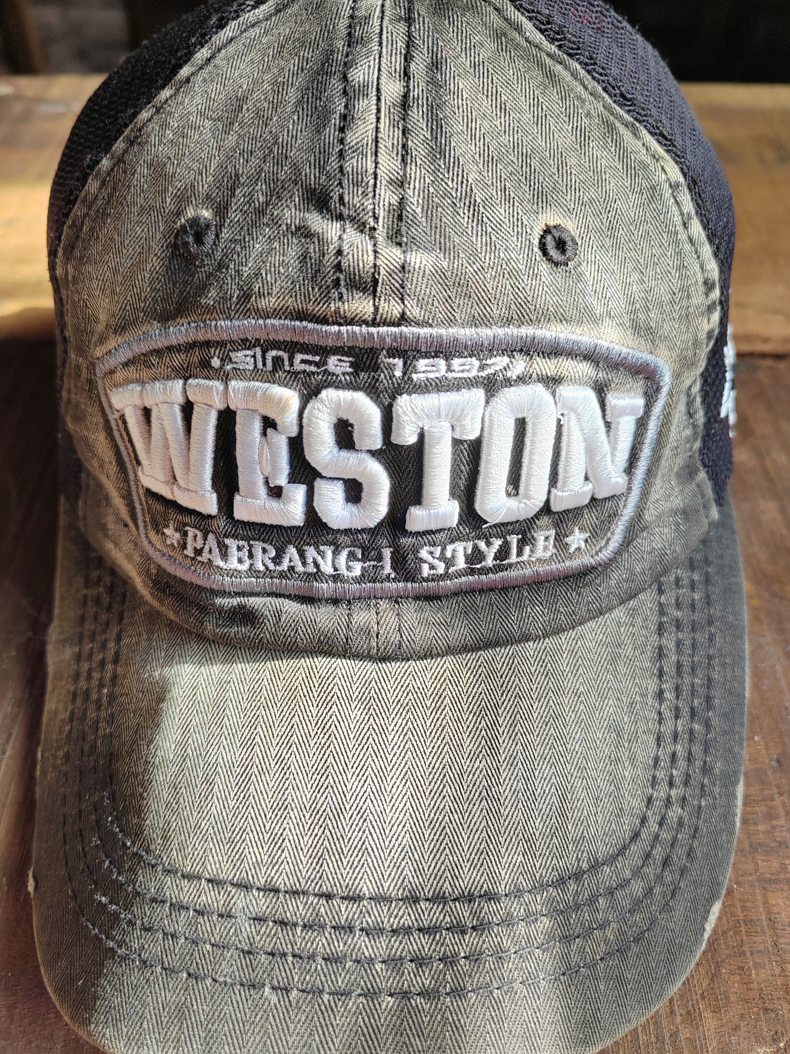 Japanese Brand Vintage Weston Distressed Style Cap Hat Size ONE SIZE - 3 Thumbnail
