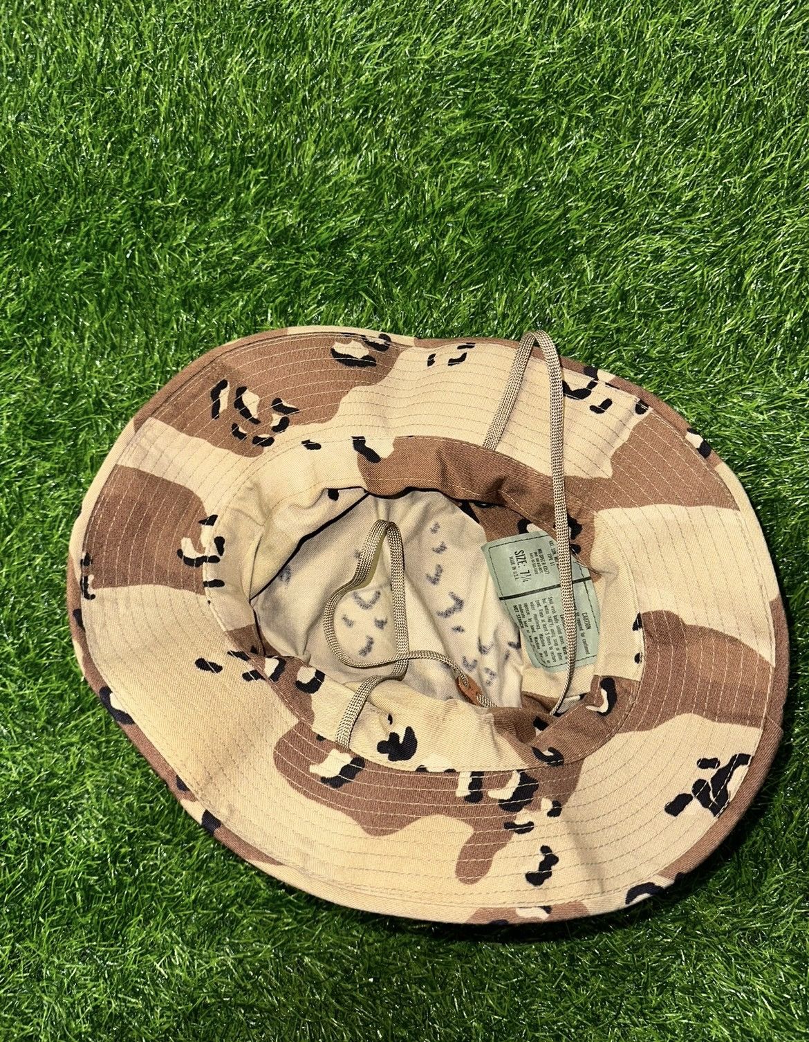 Vintage Desert Camo Army Bucket Hat Size 7 1/4 Size ONE SIZE - 3 Thumbnail