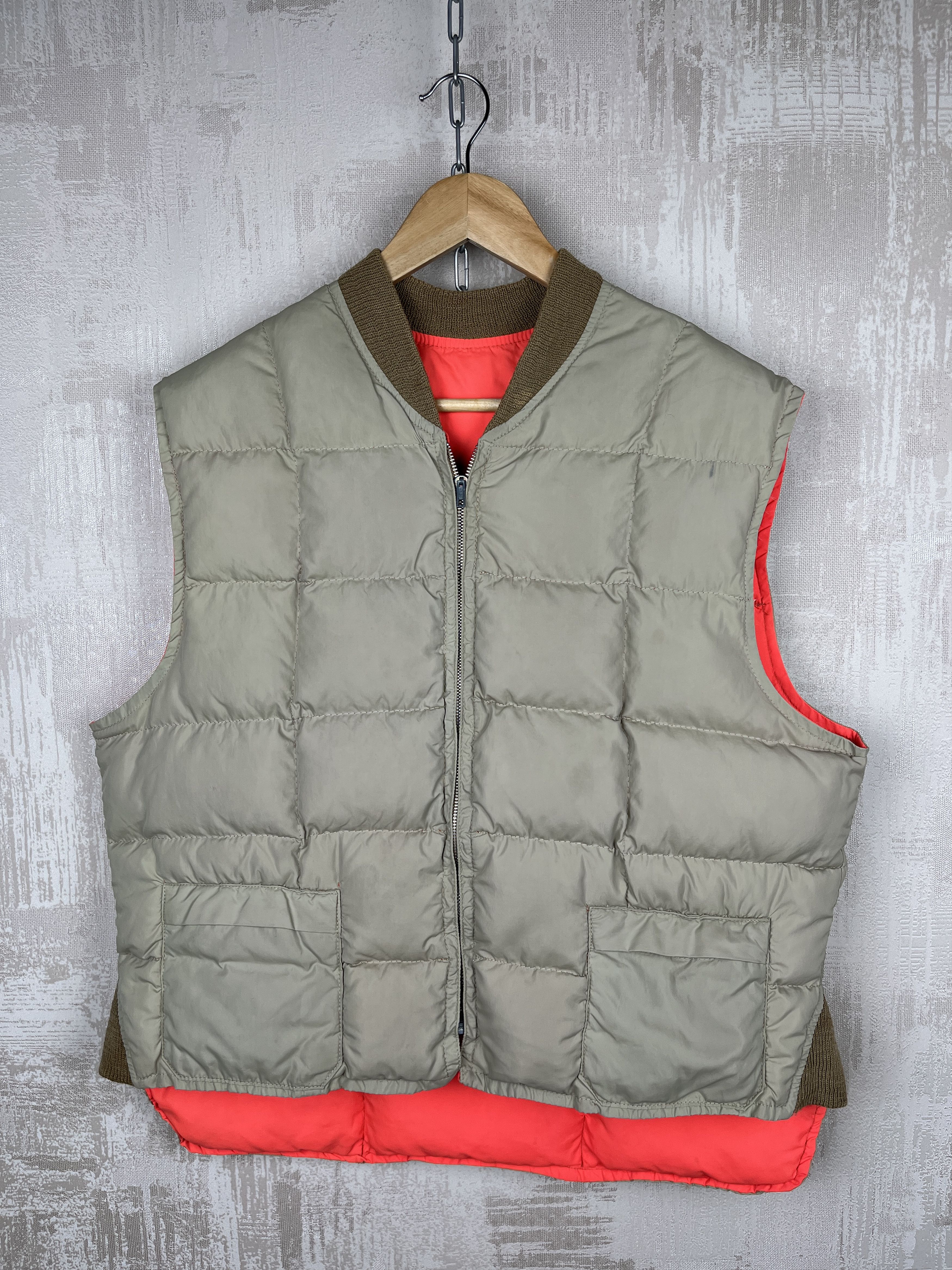 Vintage 50's Pioneer Sportswear Down Insulated Reversible Vest Size US L / EU 52-54 / 3 - 1 Thumbnail