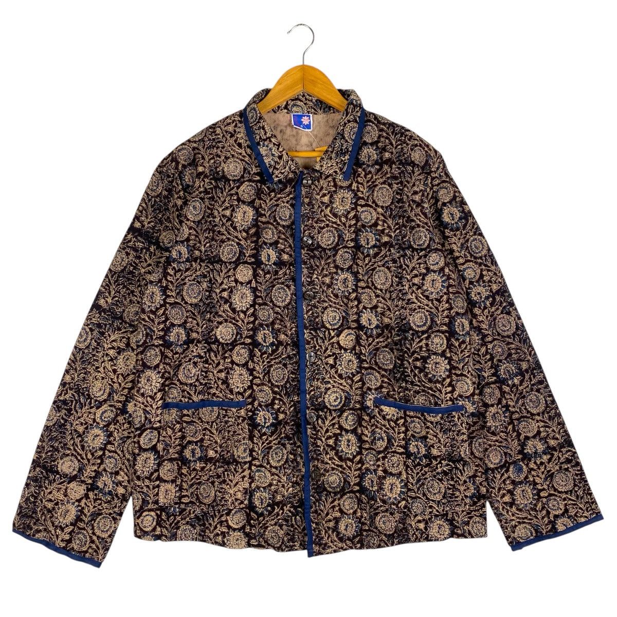 Japanese Brand 💥AMINA JAPAN TRADITION FLORAL BARN JACKET Size US L / EU 52-54 / 3 - 1 Thumbnail
