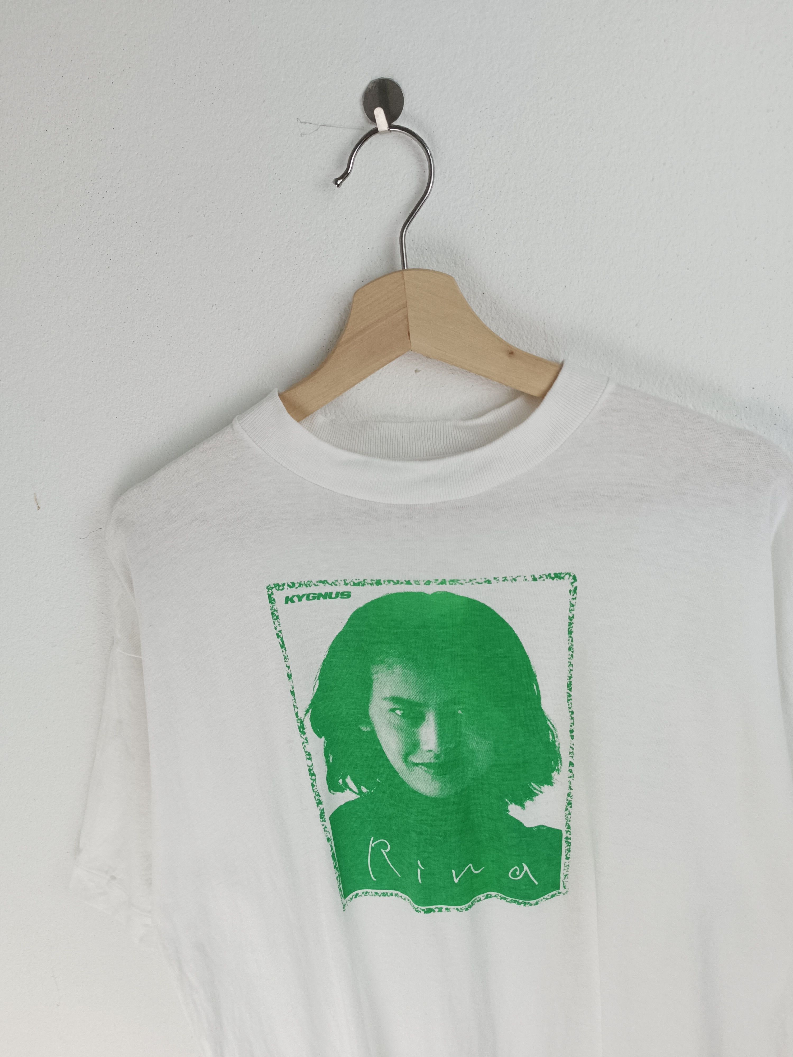 Japanese Brand VINTAGE 90'S RINA KYGNUS JAPAN SINGER ACTOR BEAUTY SEXY RARE Size US L / EU 52-54 / 3 - 10 Thumbnail