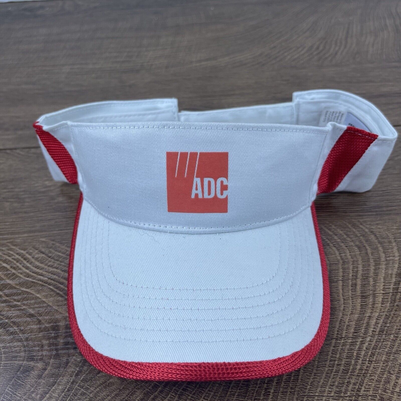 Other ADC W Visor Hat White ADC Cap Hat Adjustable Hat ADC White A Size ONE SIZE - 3 Thumbnail