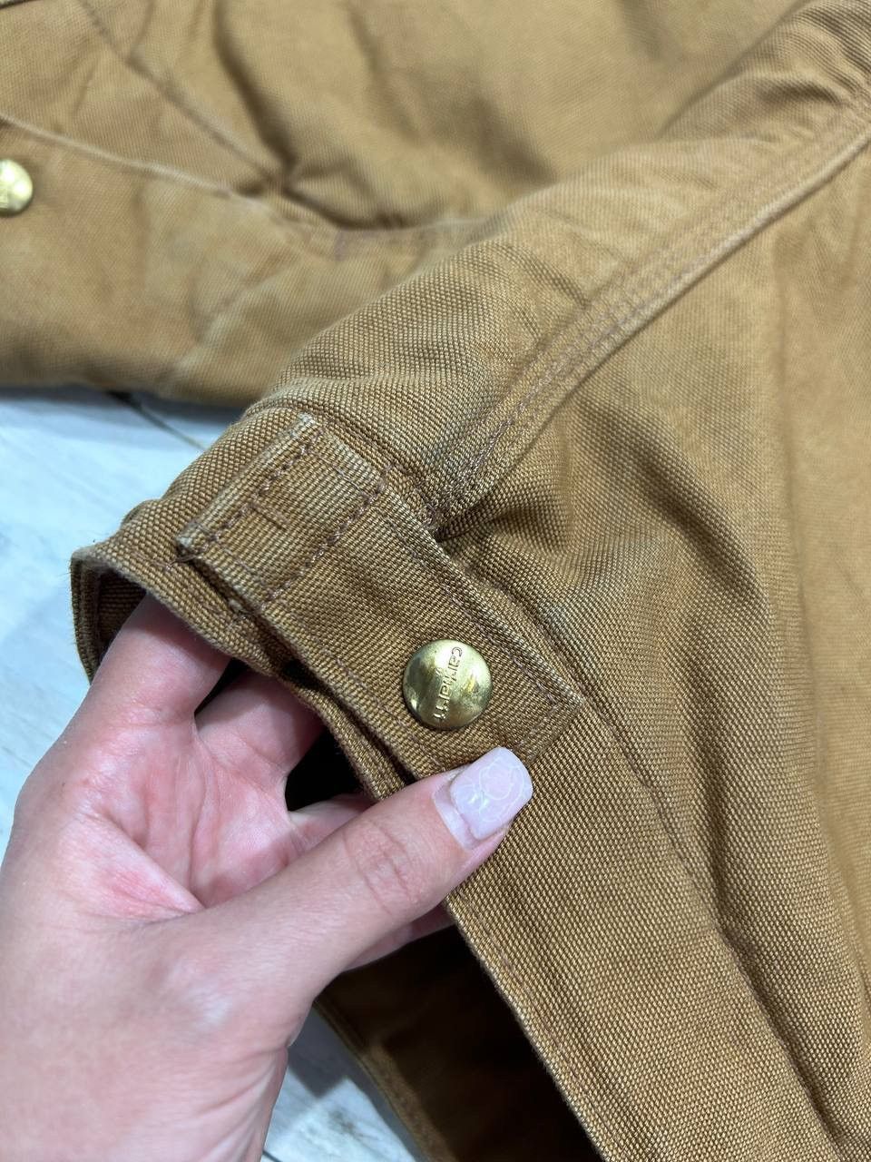 Carhartt Vintage Carhartt Detroit Jacket Work 90s Orenge/Brown Size US XXL / EU 58 / 5 - 17 Thumbnail