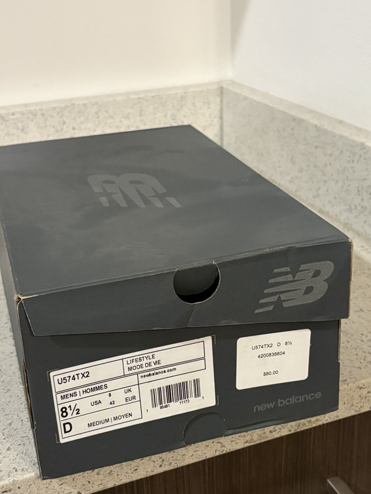 New Balance New Balance 574 T Trail Cordura Black Trek Teal Size US 8.5 / EU 41-42 - 7 Thumbnail