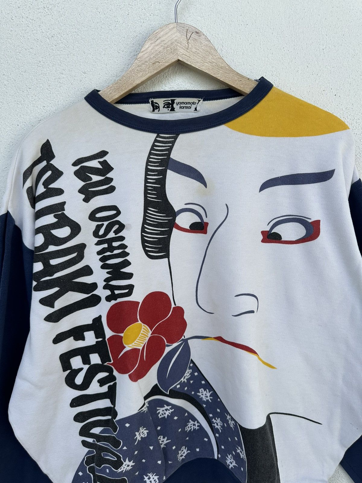 Kansai Yamamoto × Vintage Vintage 1980’s Kansai Yamamoto Tsubaki Festival Izu Osima Size US L / EU 52-54 / 3 - 3 Thumbnail
