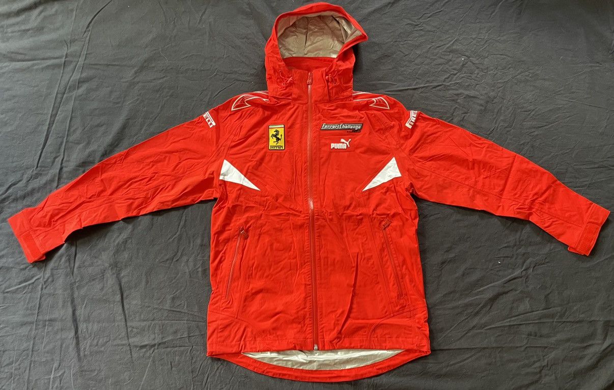 Puma Ferrari Challenge Rain Jacket x Vintage x Puma Size US XS / EU 42 / 0 - 1 Thumbnail