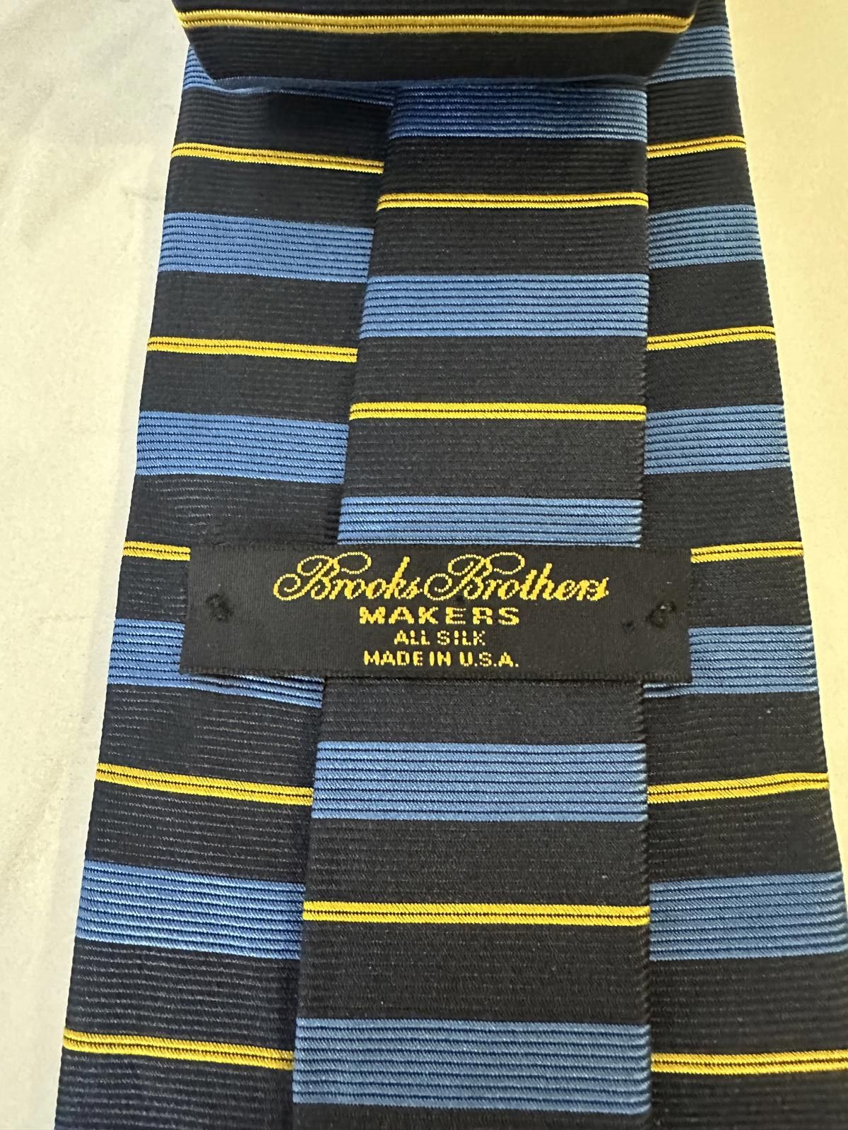 Brooks Brothers Brooks Brothers Makers regimental striped silk necktie Size ONE SIZE - 2 Thumbnail