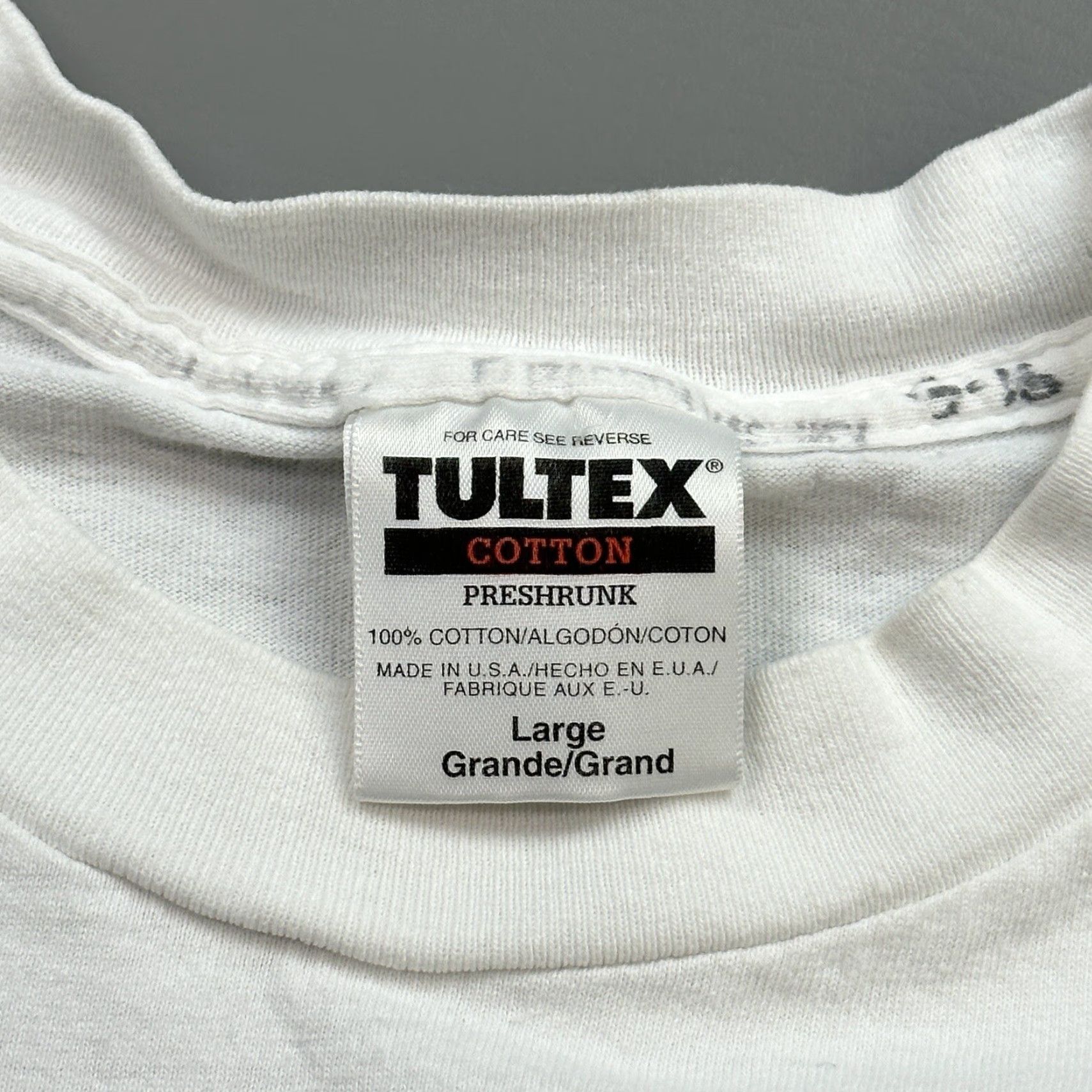 Tultex VINTAGE North Carolina Seafood Festival Shirt Mens Large White Tultex USA Made Size US L / EU 52-54 / 3 - 6 Thumbnail