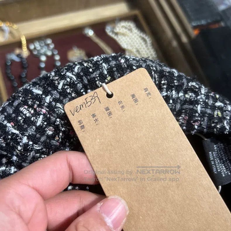 Chanel Chanel 24A tweed plaid wool cap Size ONE SIZE - 5 Thumbnail