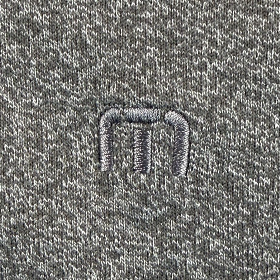 TravisMathew Travis Mathew Henley Sweater in Heather Grey Men Large Top Golf Logo NWOT Size US L / EU 52-54 / 3 - 4 Thumbnail