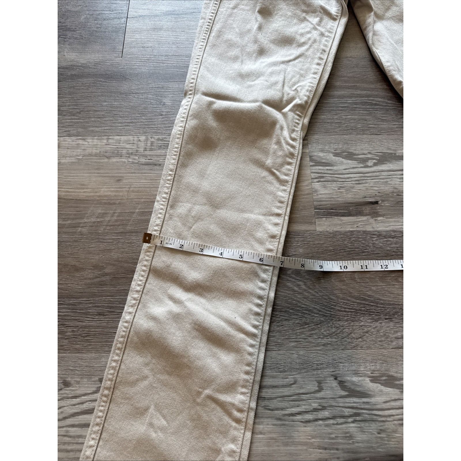 Banana Republic Banana Republic Women 24/00 TALL Beige High Rise Straight Size 24" / US 00 / IT 34 - 7 Thumbnail