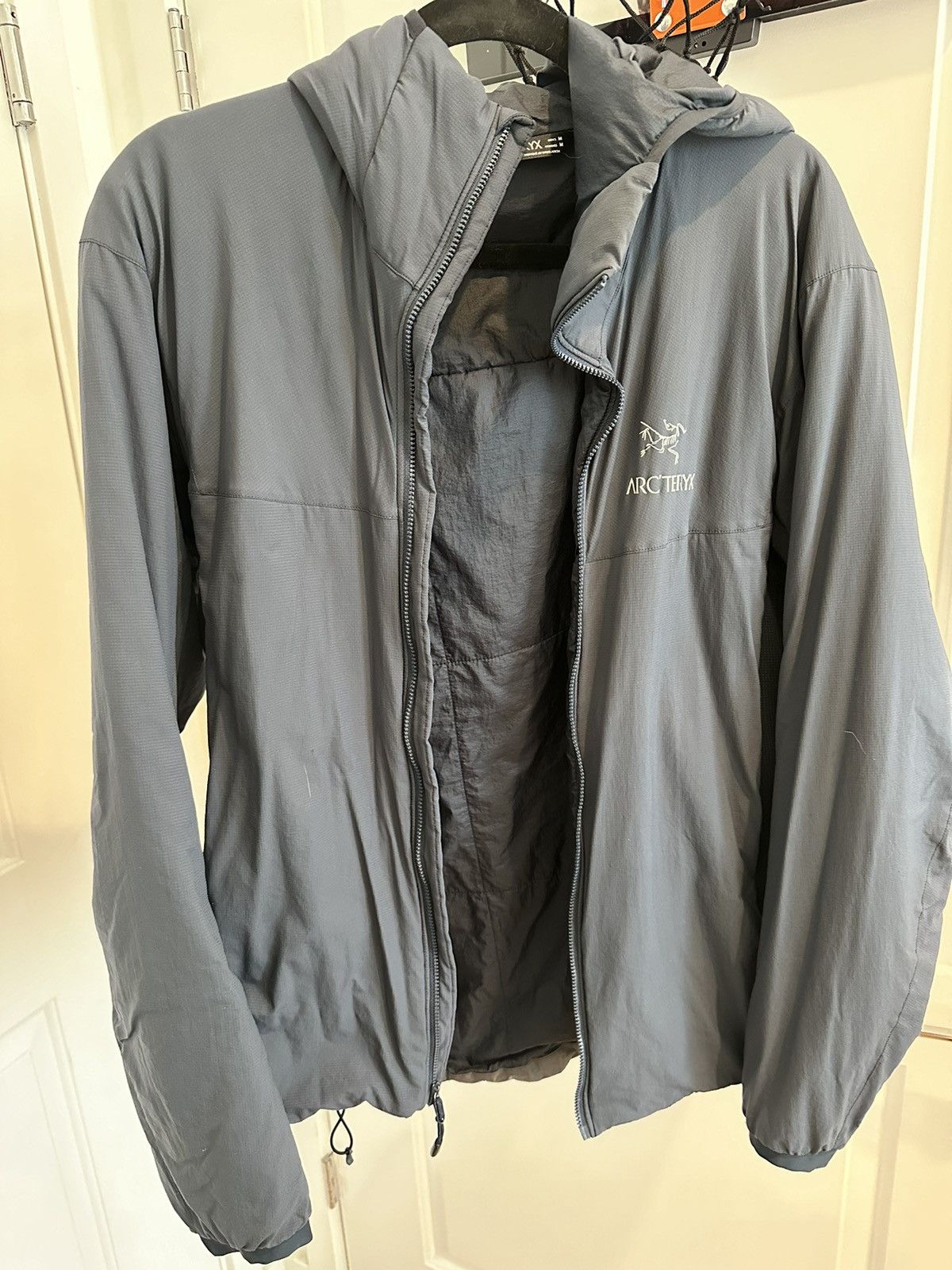 image of Arcteryx Lt Atom Light Jacket - Blue in Navy Blue, Men's (Size Medium)