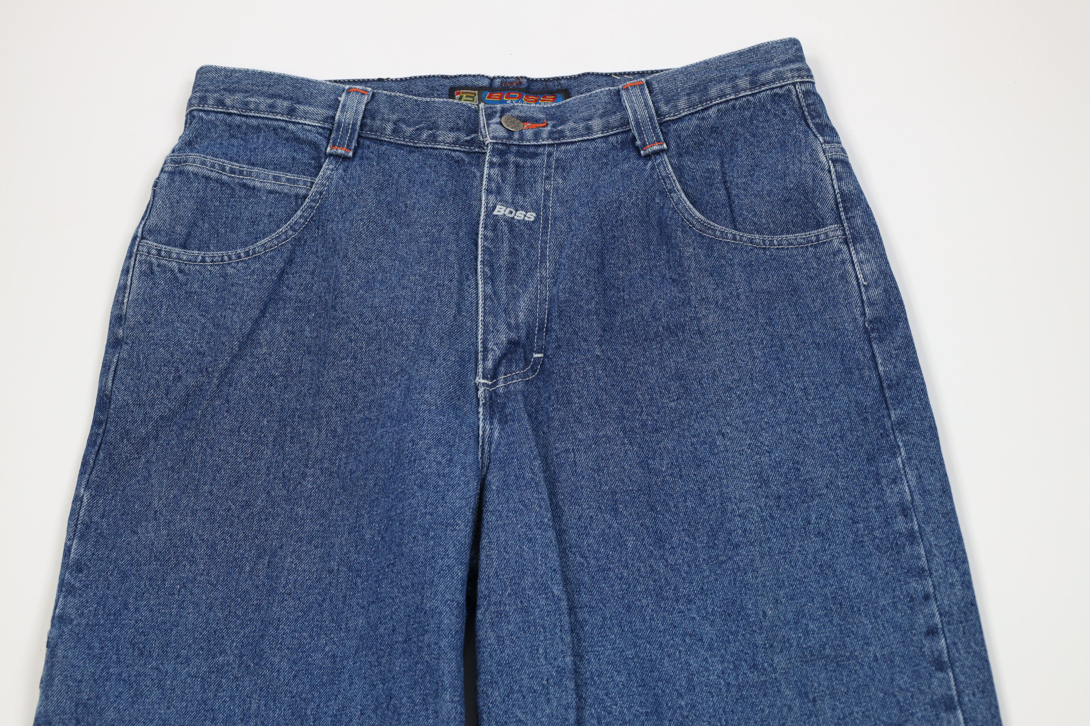 Vintage Deadstock Vintage 90s Boss Streetwear Wide Leg Jeans Size US 36 / EU 52 - 2 Thumbnail