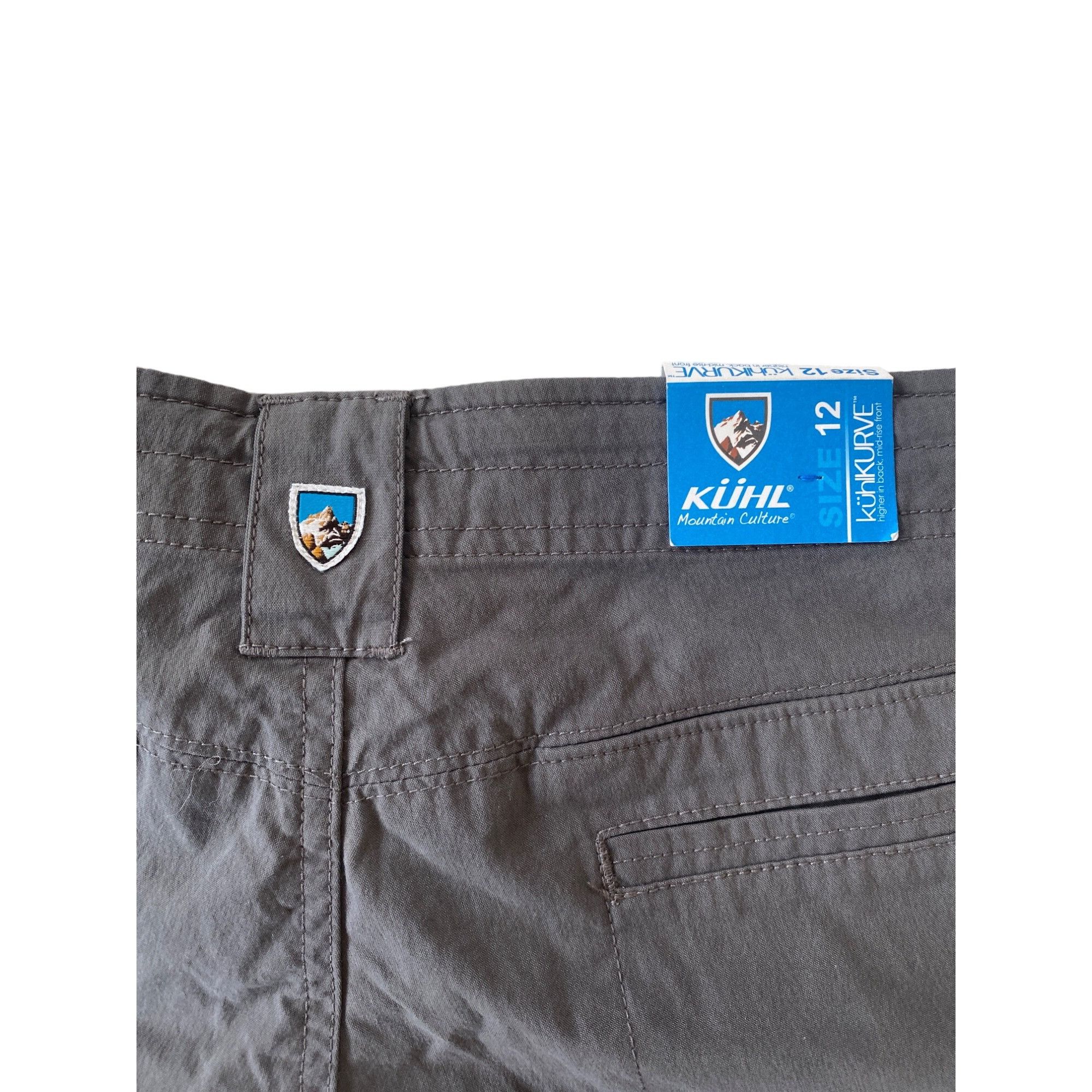 Kuhl NWT Kuhl Women's 12 Splash Shorts Shadow Gray MSRP$65 Stret Size 34" / US 12 / IT 48 - 10 Thumbnail