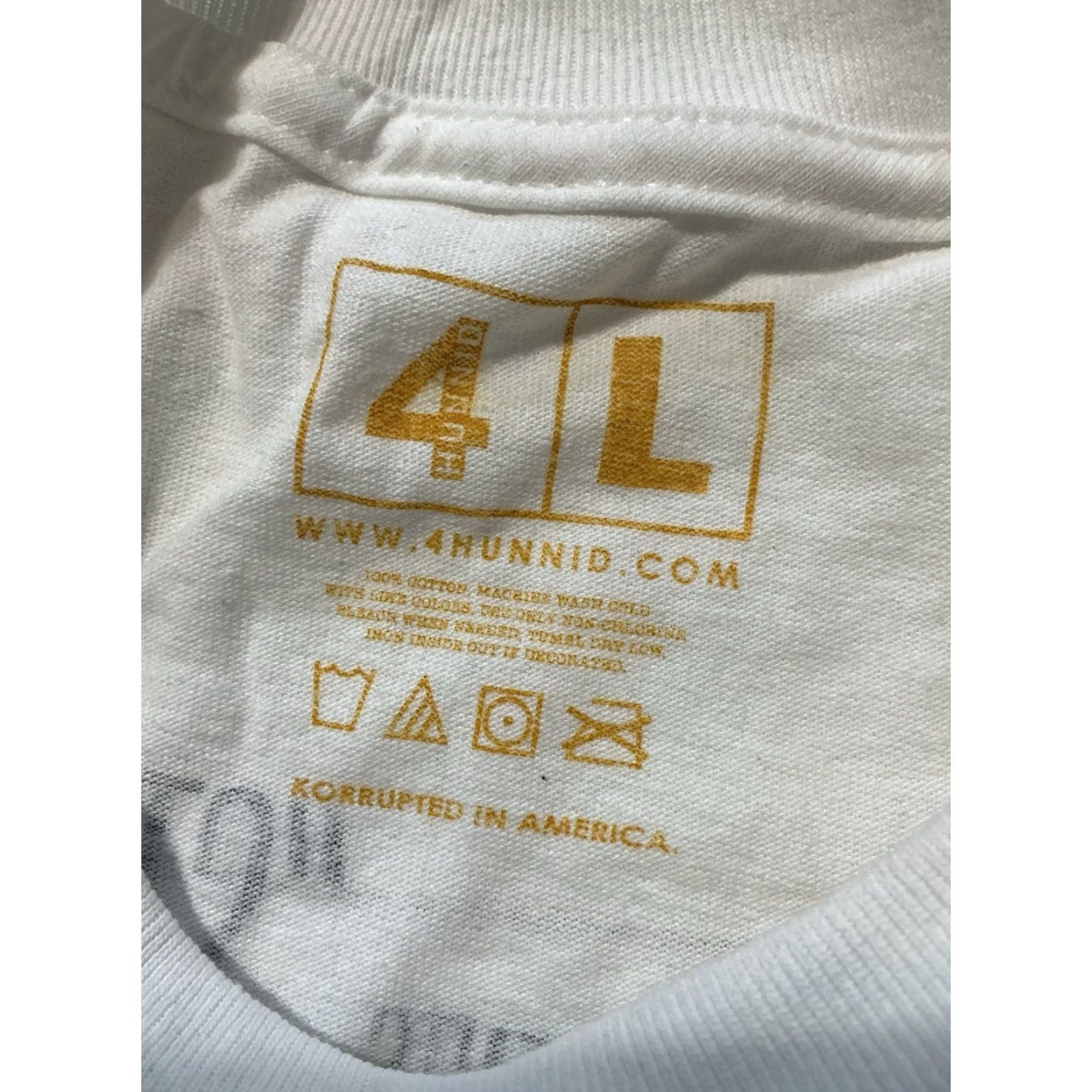 Vintage VINTAGE 4 Hunnid YG Still Brazy Who Shot Me Album Krime Seen Do Not Kross White L/S T-Shirt LG Mens Tee Regular Size L White Graphic shirt Size US L / EU 52-54 / 3 - 5 Thumbnail